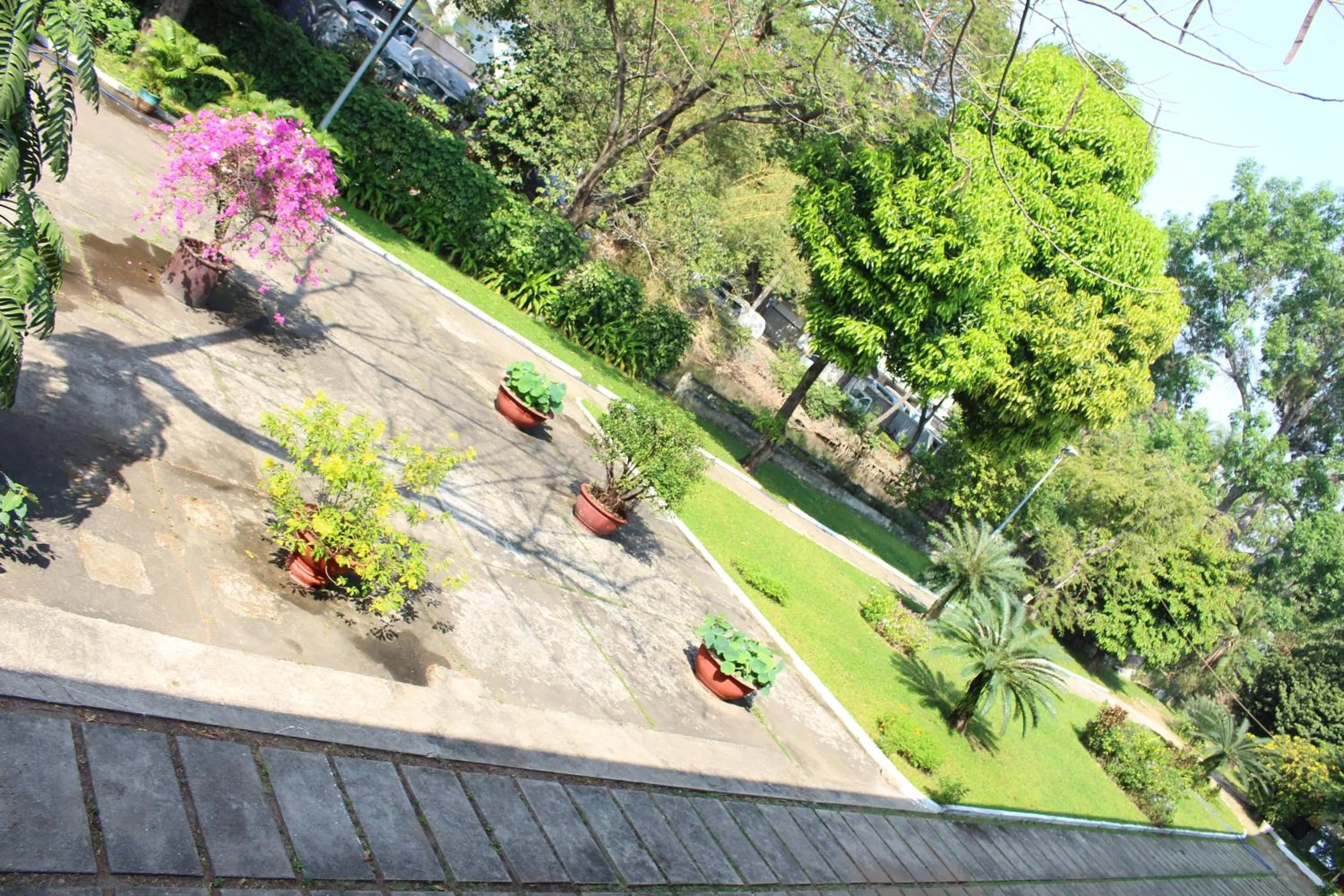 Inner courtyard view in Ky Hoa Hotel Ho Chi Minh