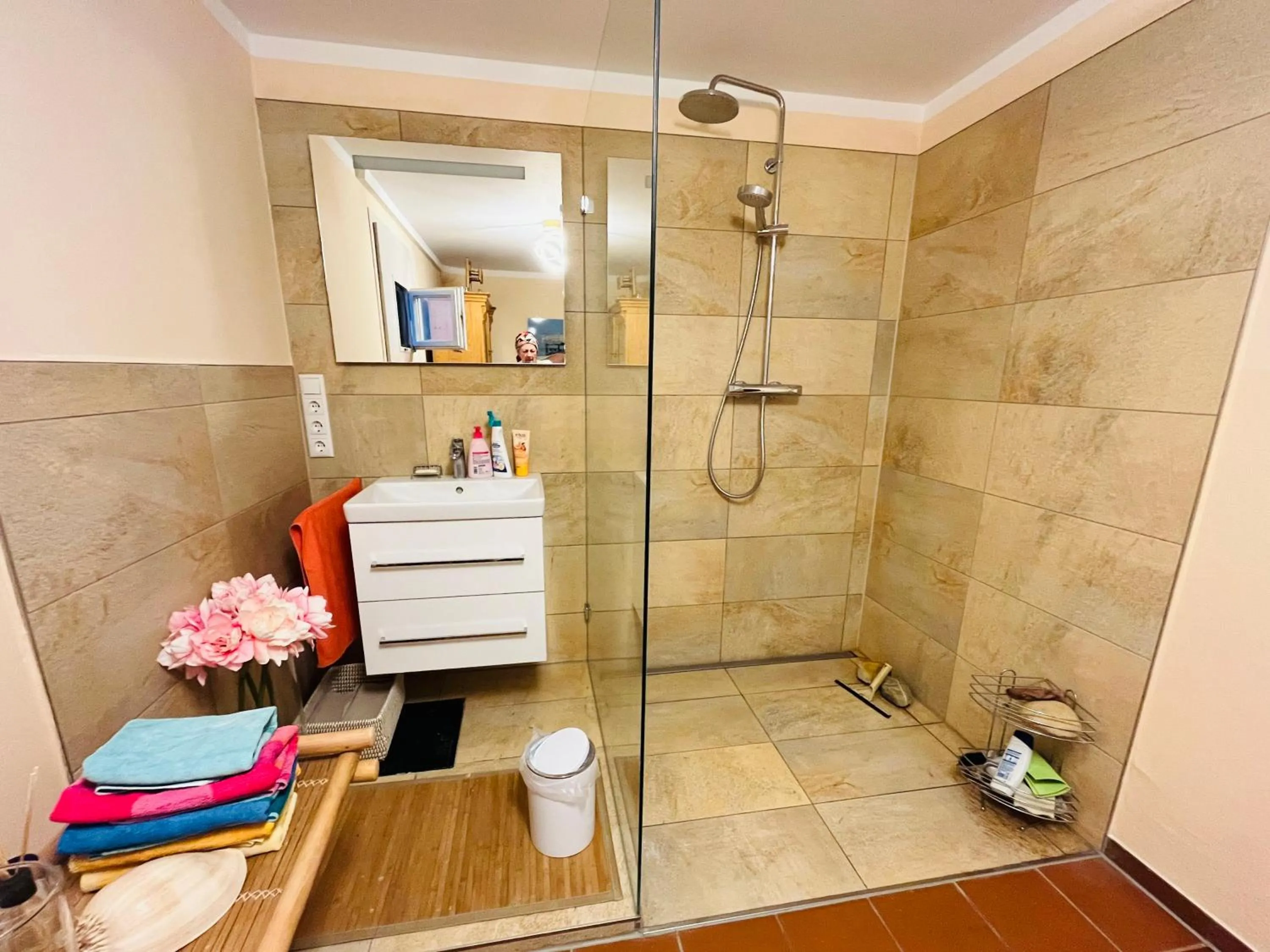 Shower in Bed and Breakfast Bavaria München