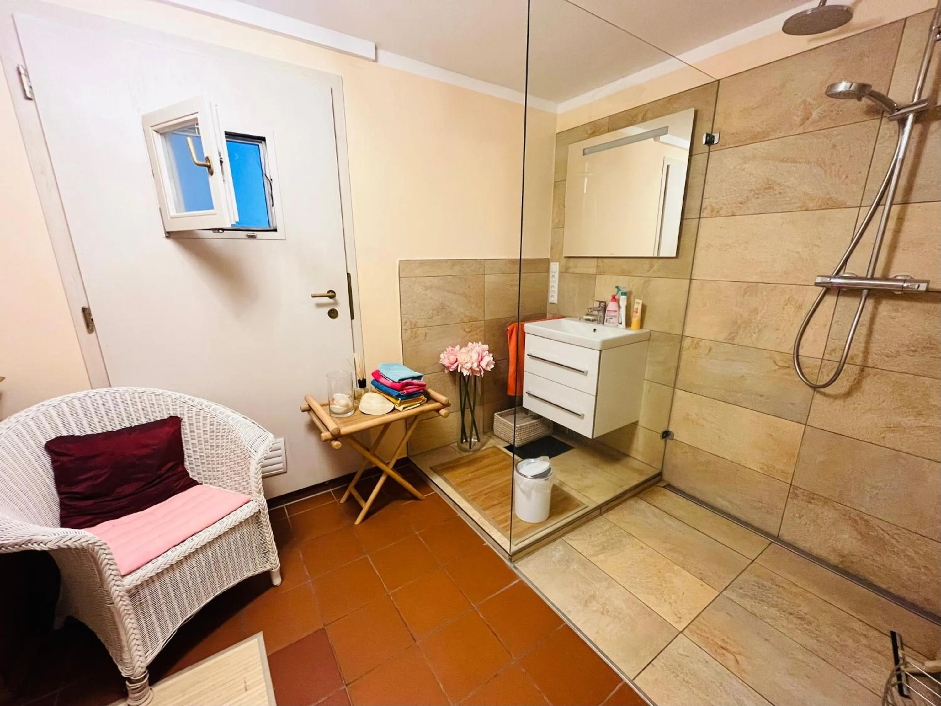 Shower in Bed and Breakfast Bavaria München