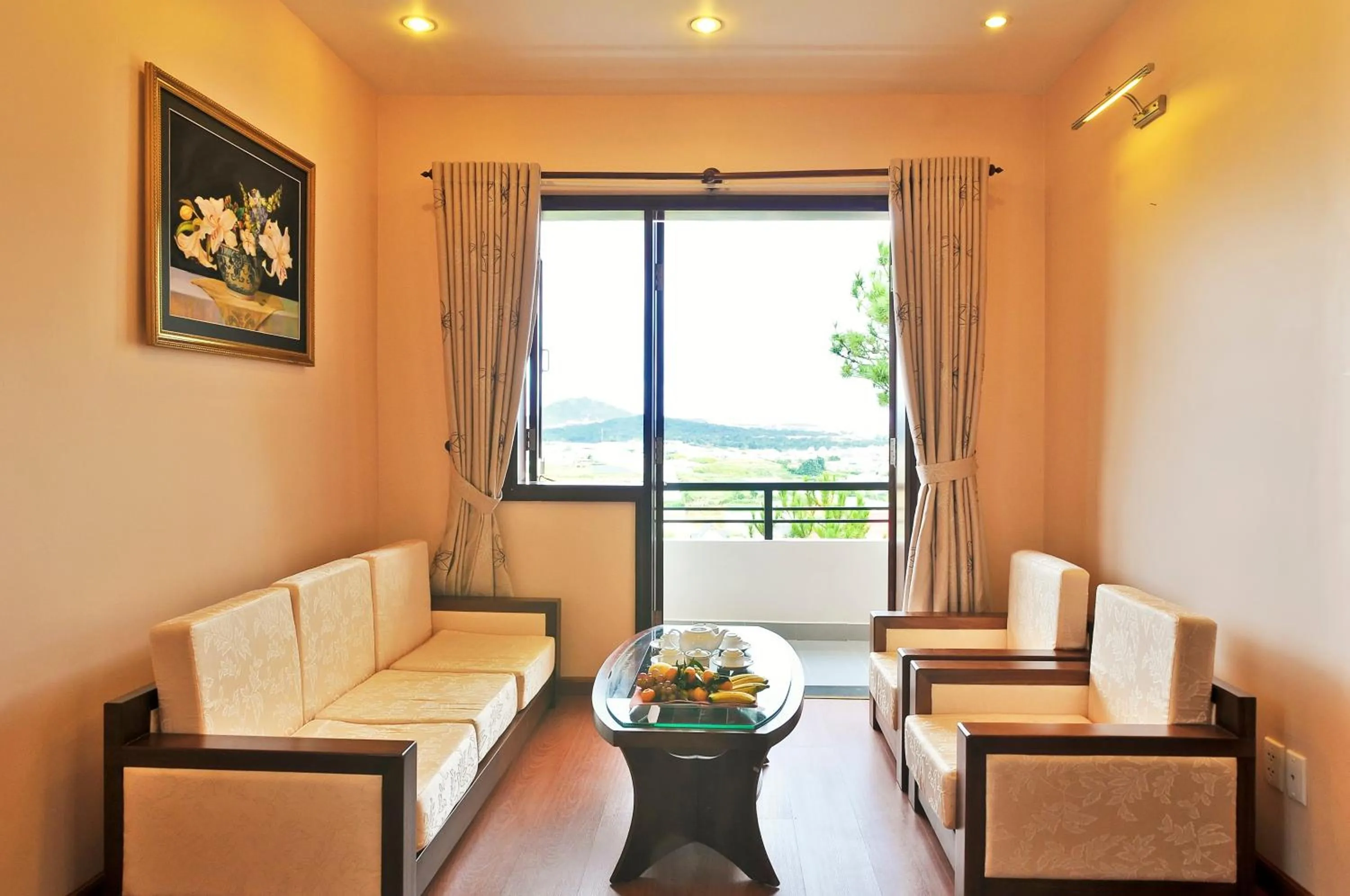 Living room in Ky Hoa Hotel Da Lat
