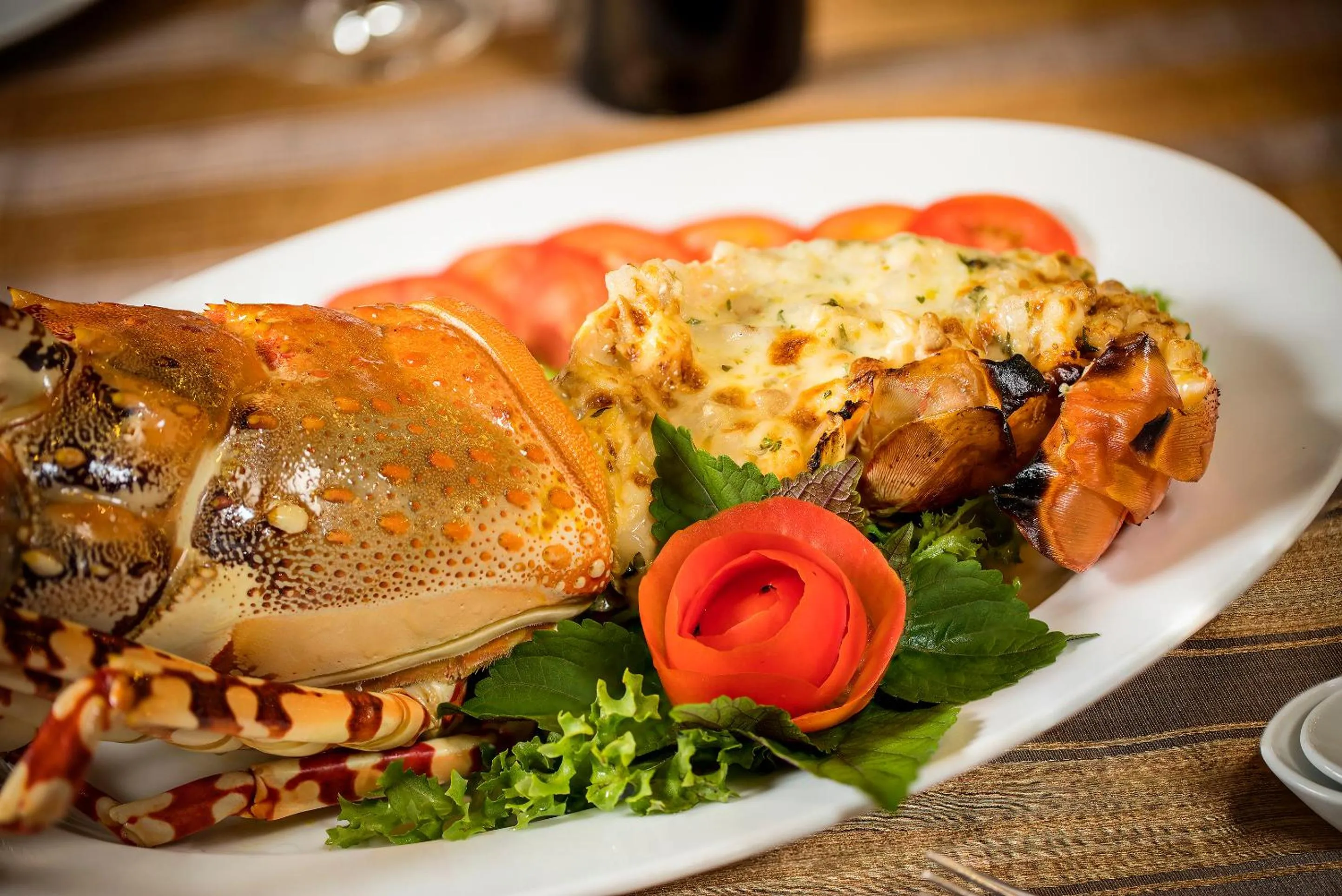 Food and drinks in Beachfront Hotel