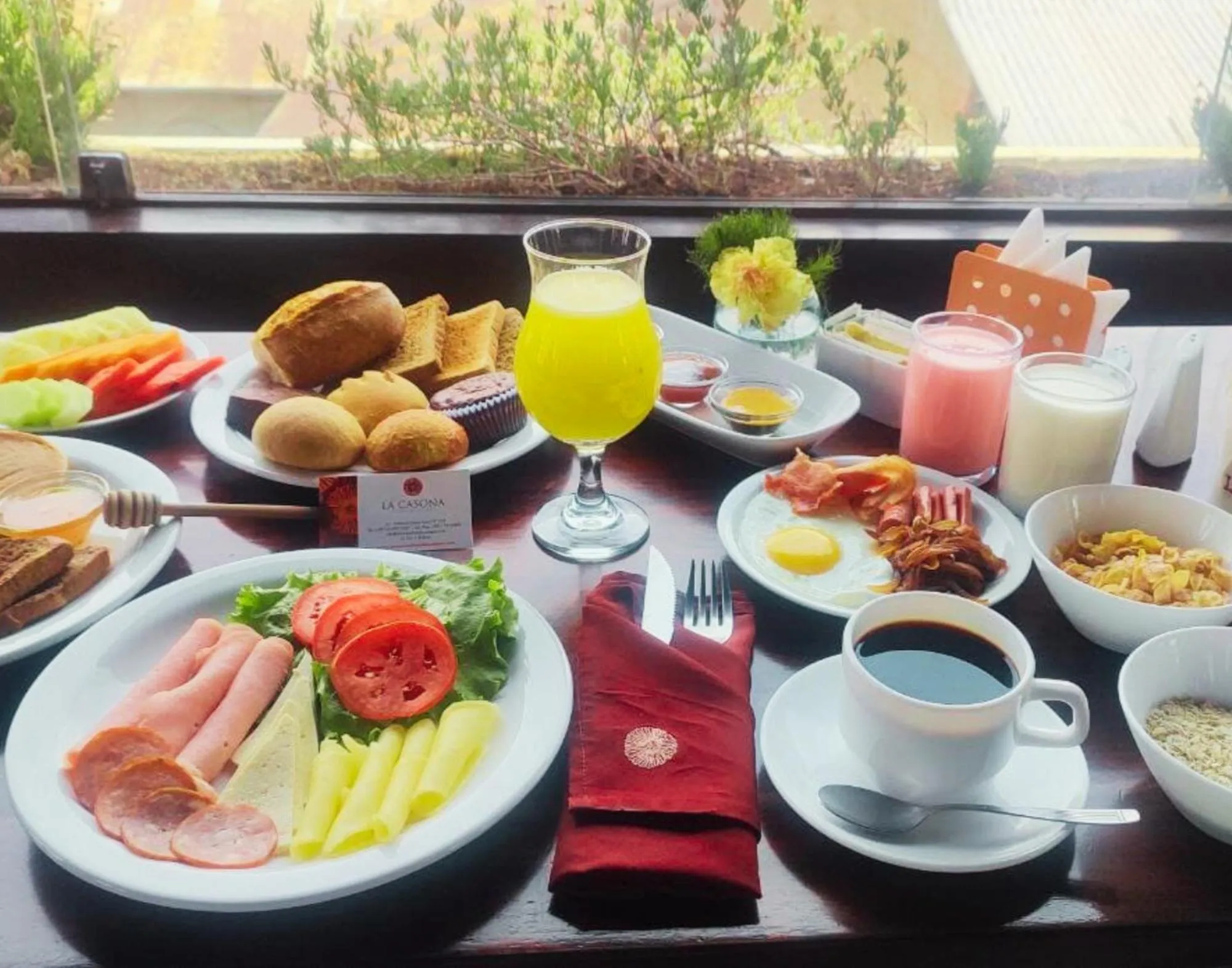 Breakfast in La Casona Hotel Boutique