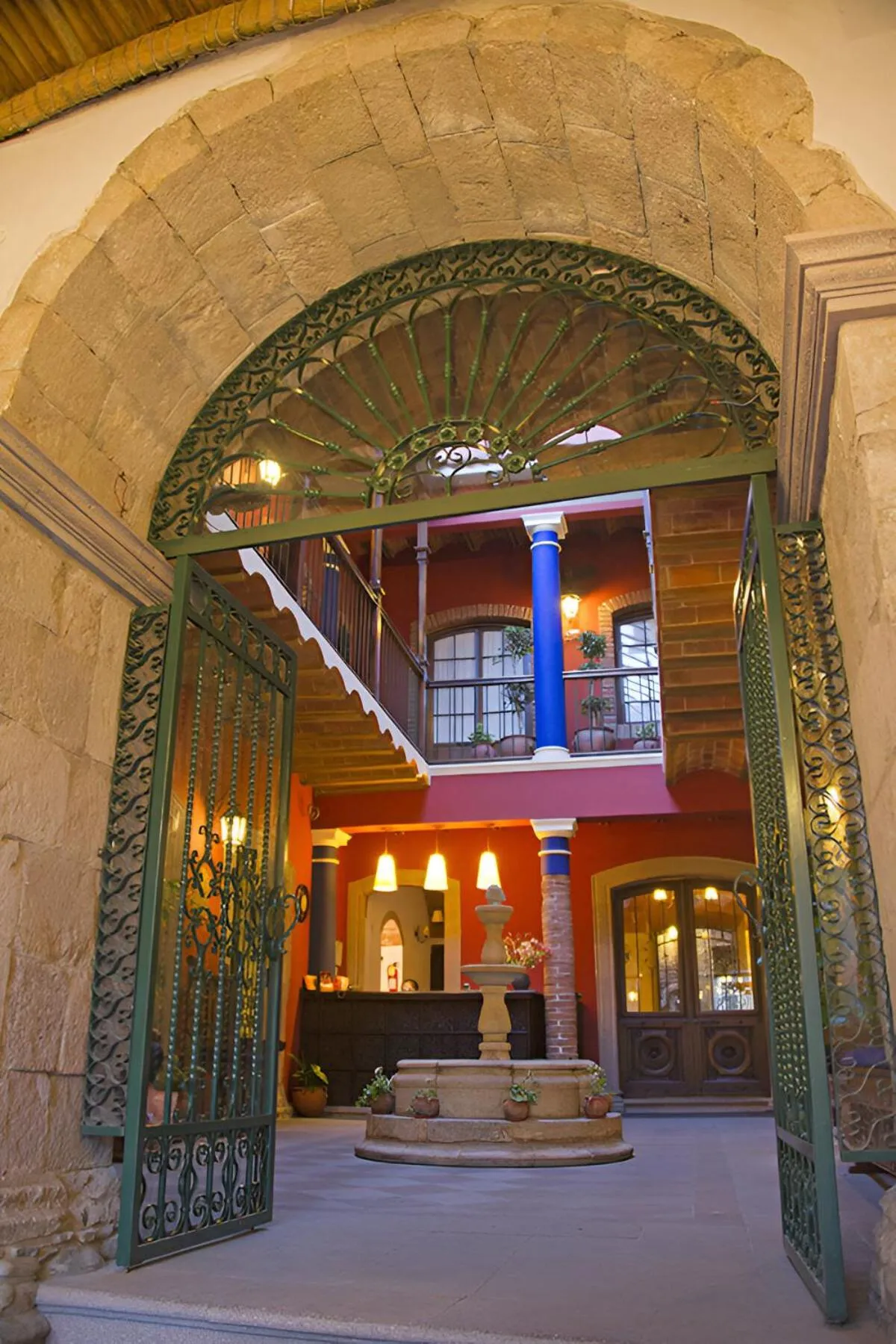 Property building in La Casona Hotel Boutique