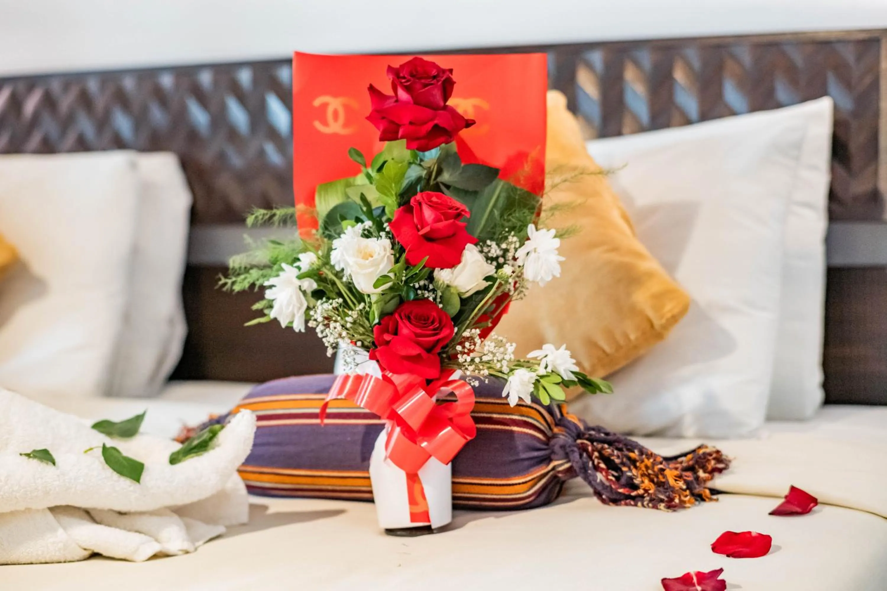 Decorative detail, Bed in La Casona Hotel Boutique