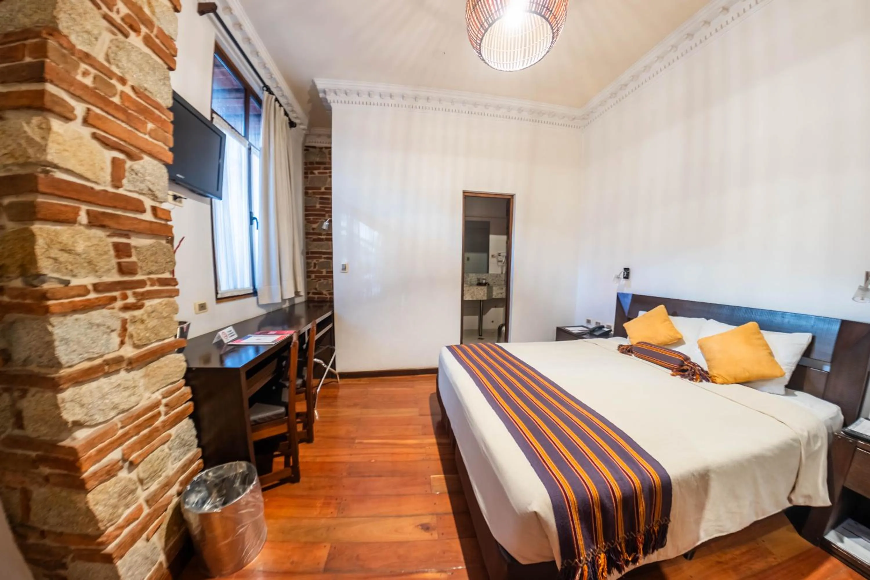 Bed in La Casona Hotel Boutique