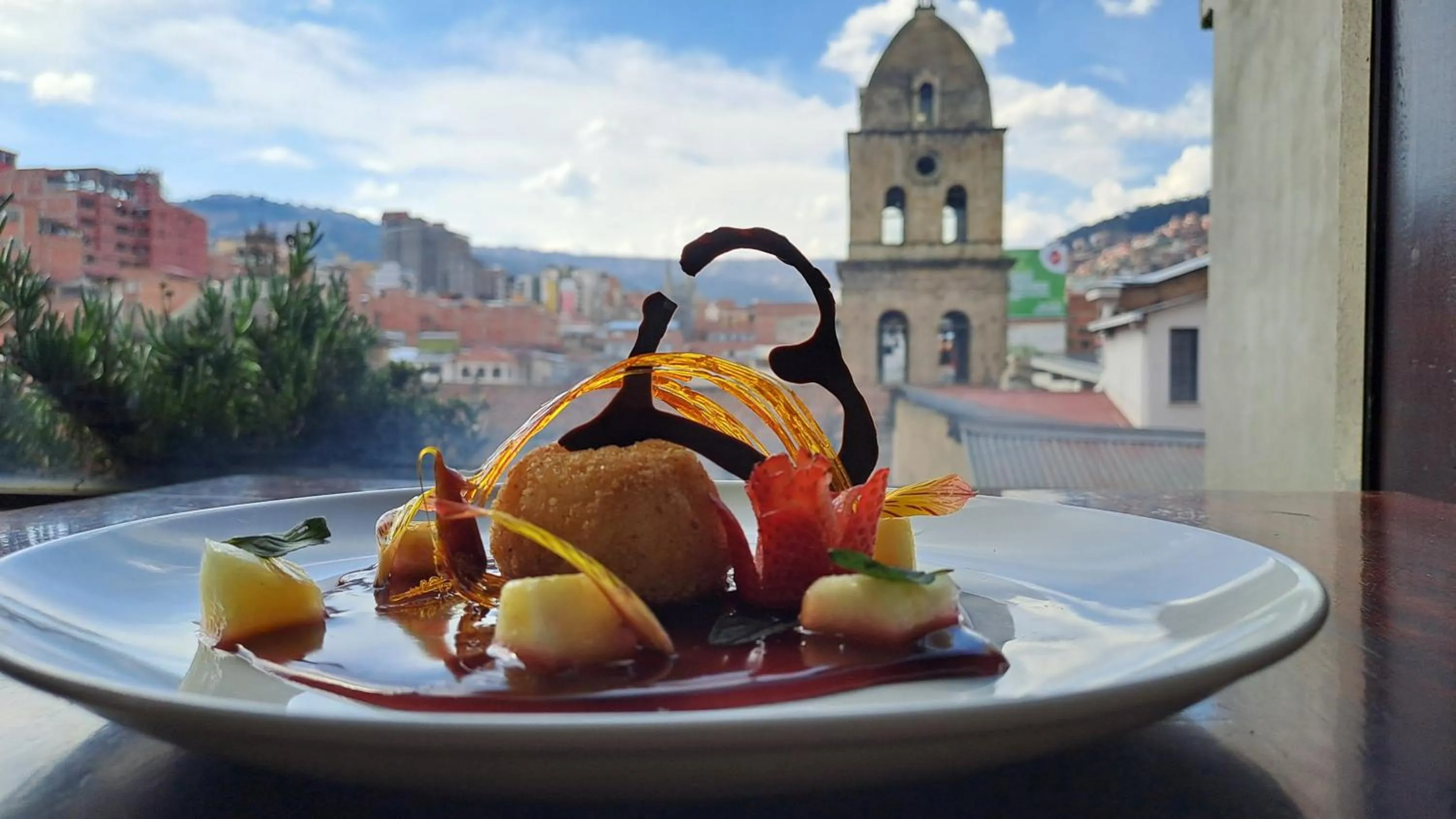 Restaurant/places to eat in La Casona Hotel Boutique
