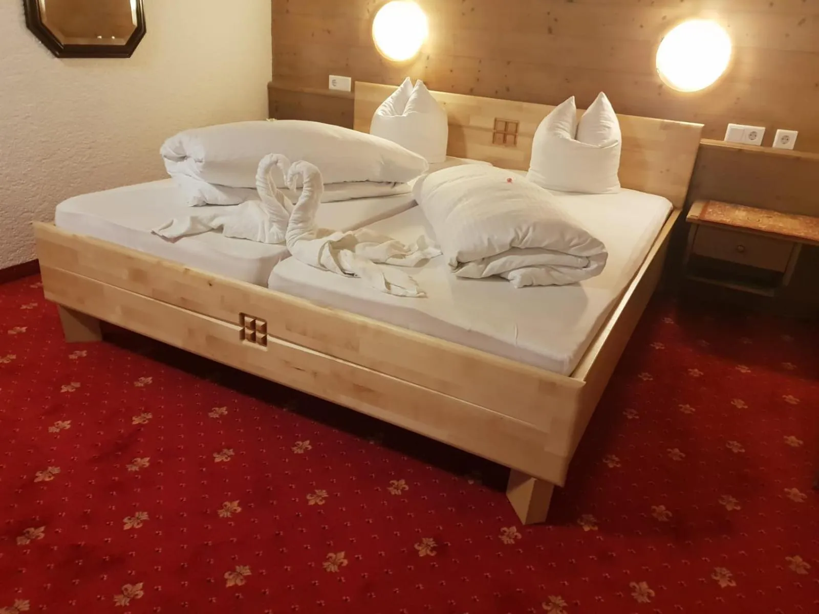 Bed in Hotel Reitherhof