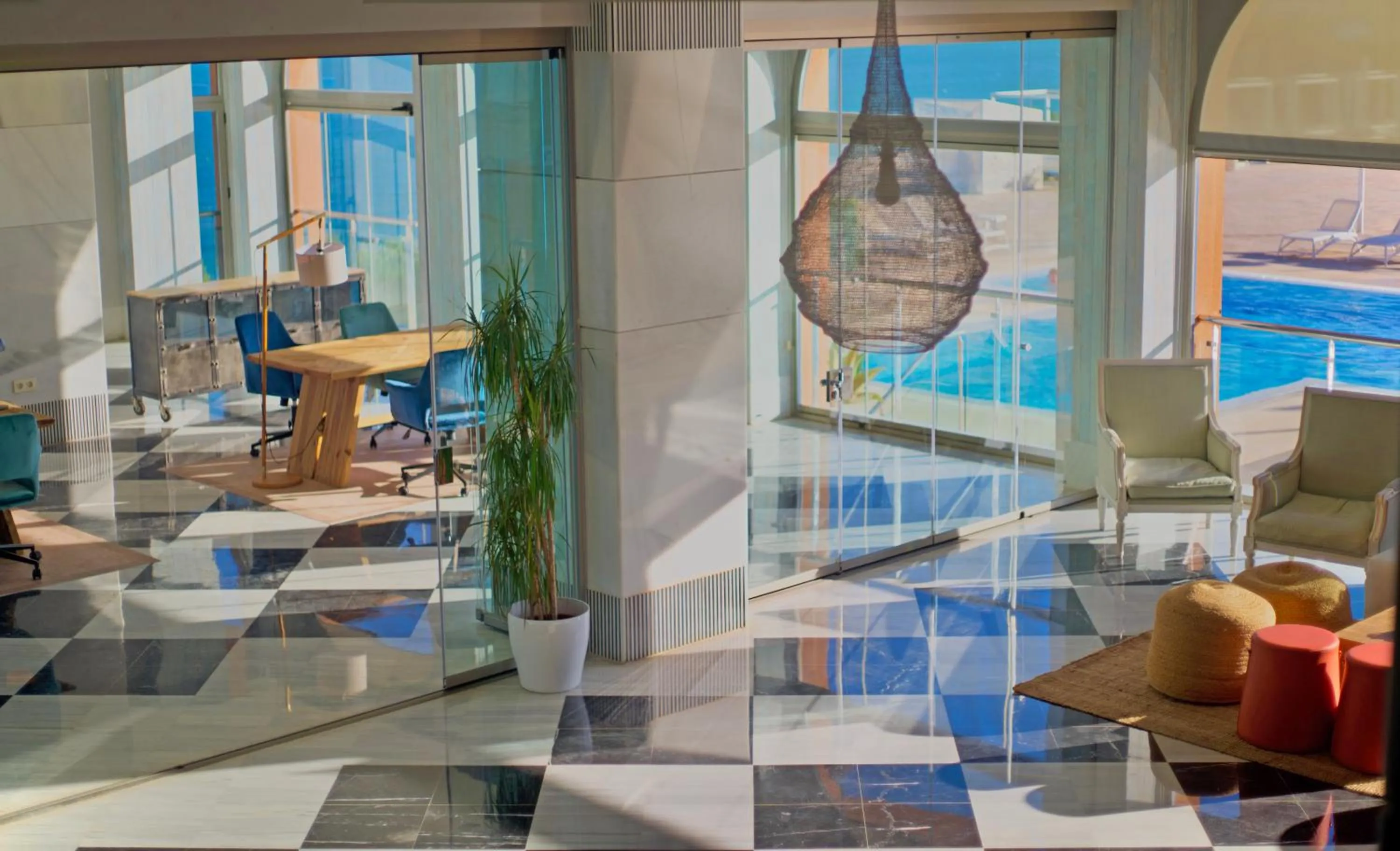 Lobby or reception in Casamaïa Apartments