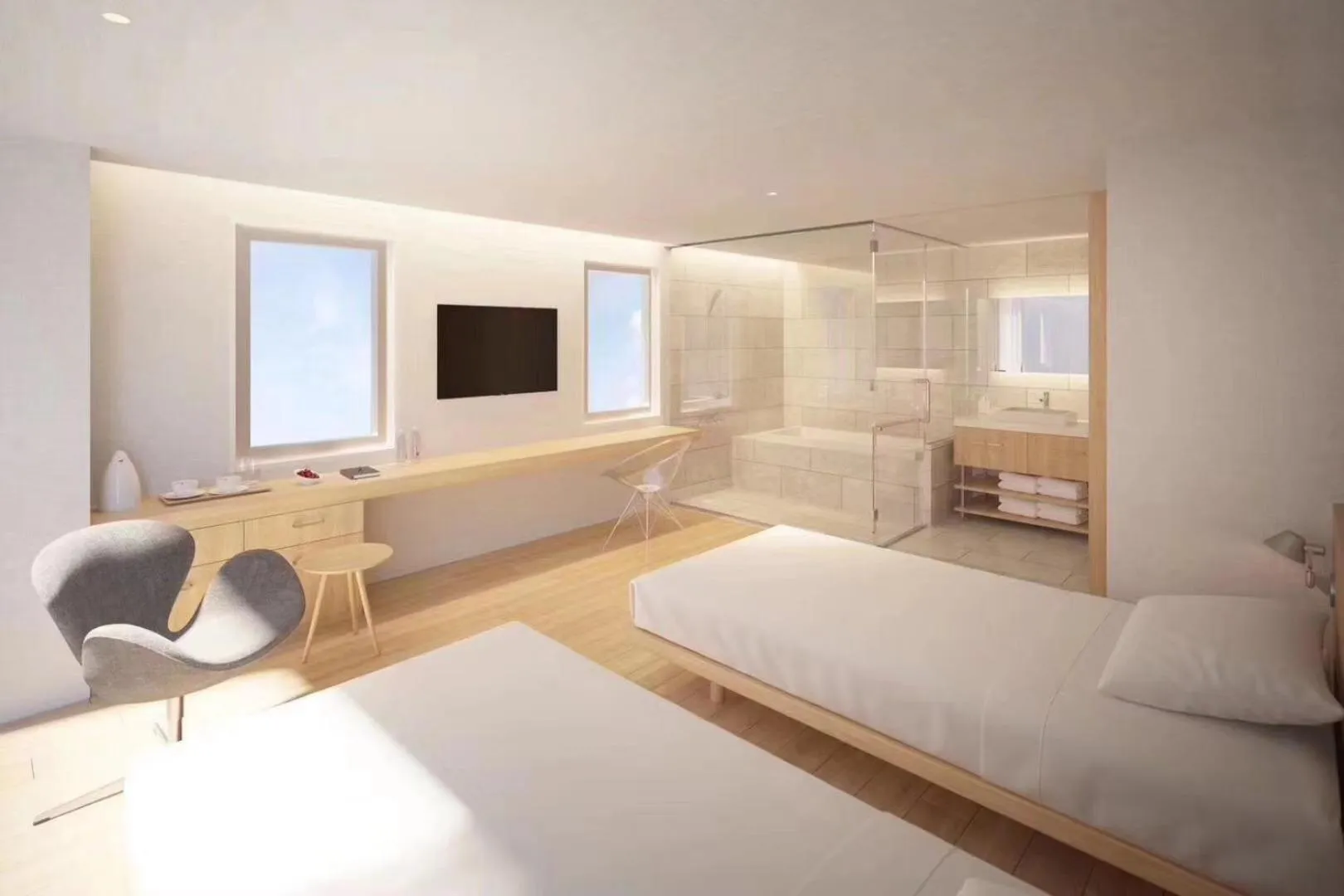 Bedroom, Bed in Hotel Comfact