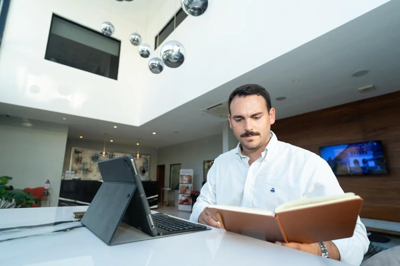 Lobby or reception in Hotel San Antonio
