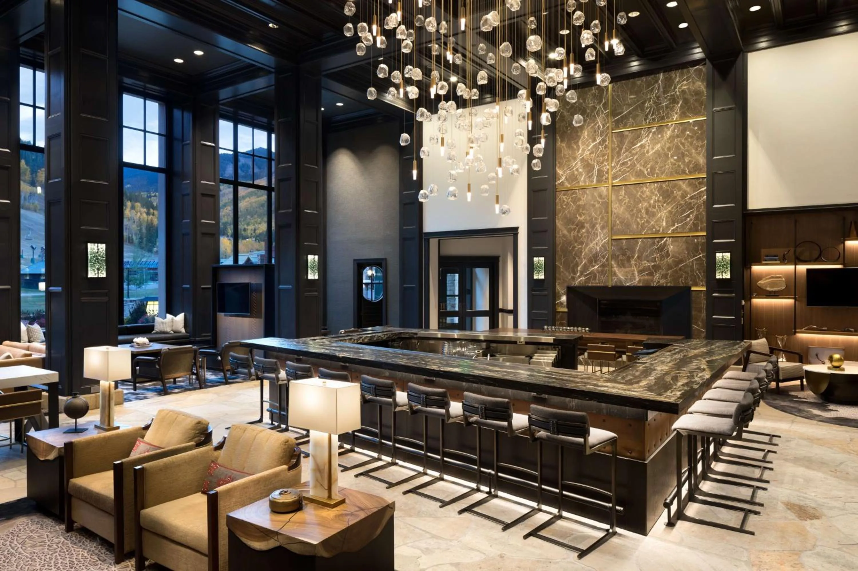 Lounge or bar in Park Hyatt Beaver Creek Resort and Spa, Vail Valley