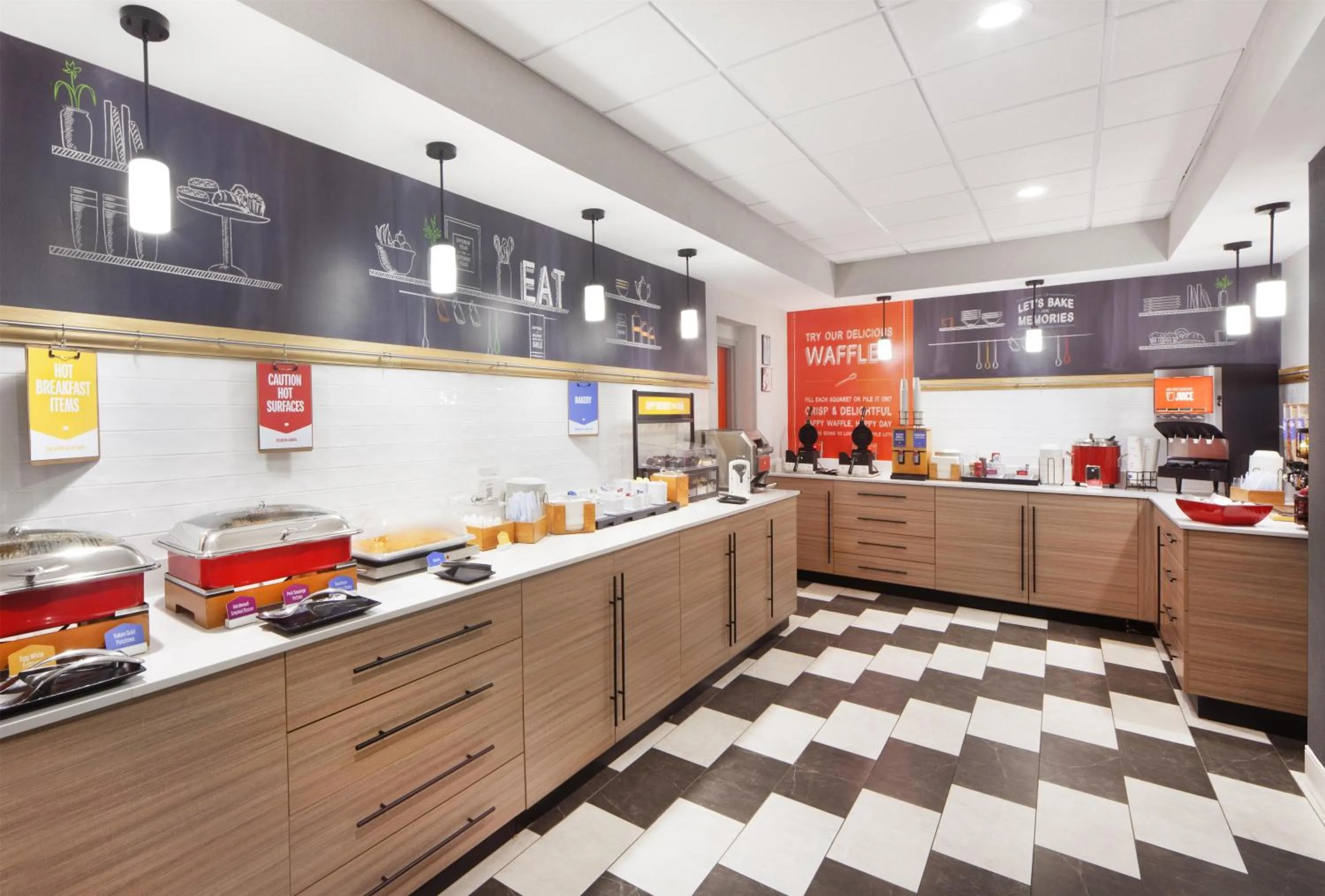 Breakfast in Hampton Inn - Greenville