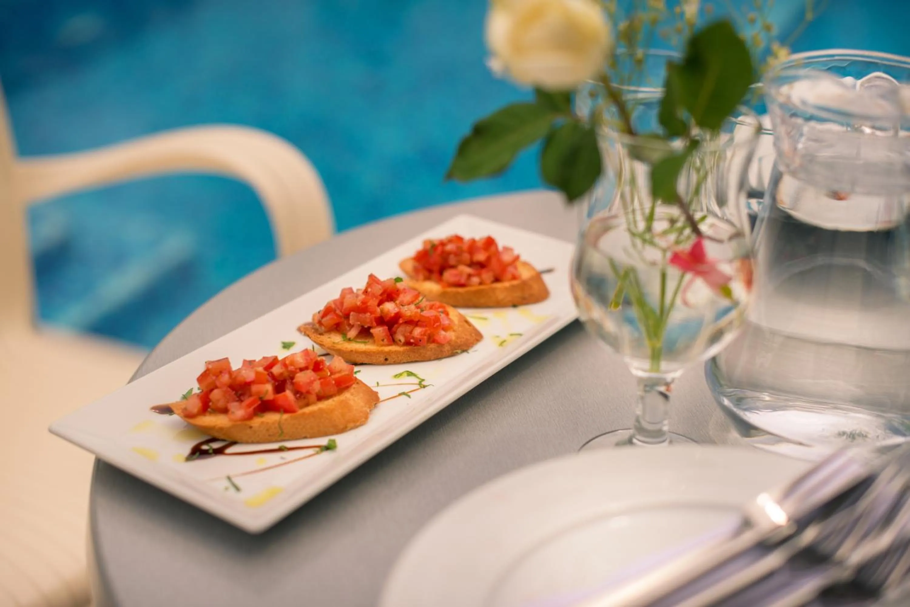 Food in Villa Pinia Eco-hotel