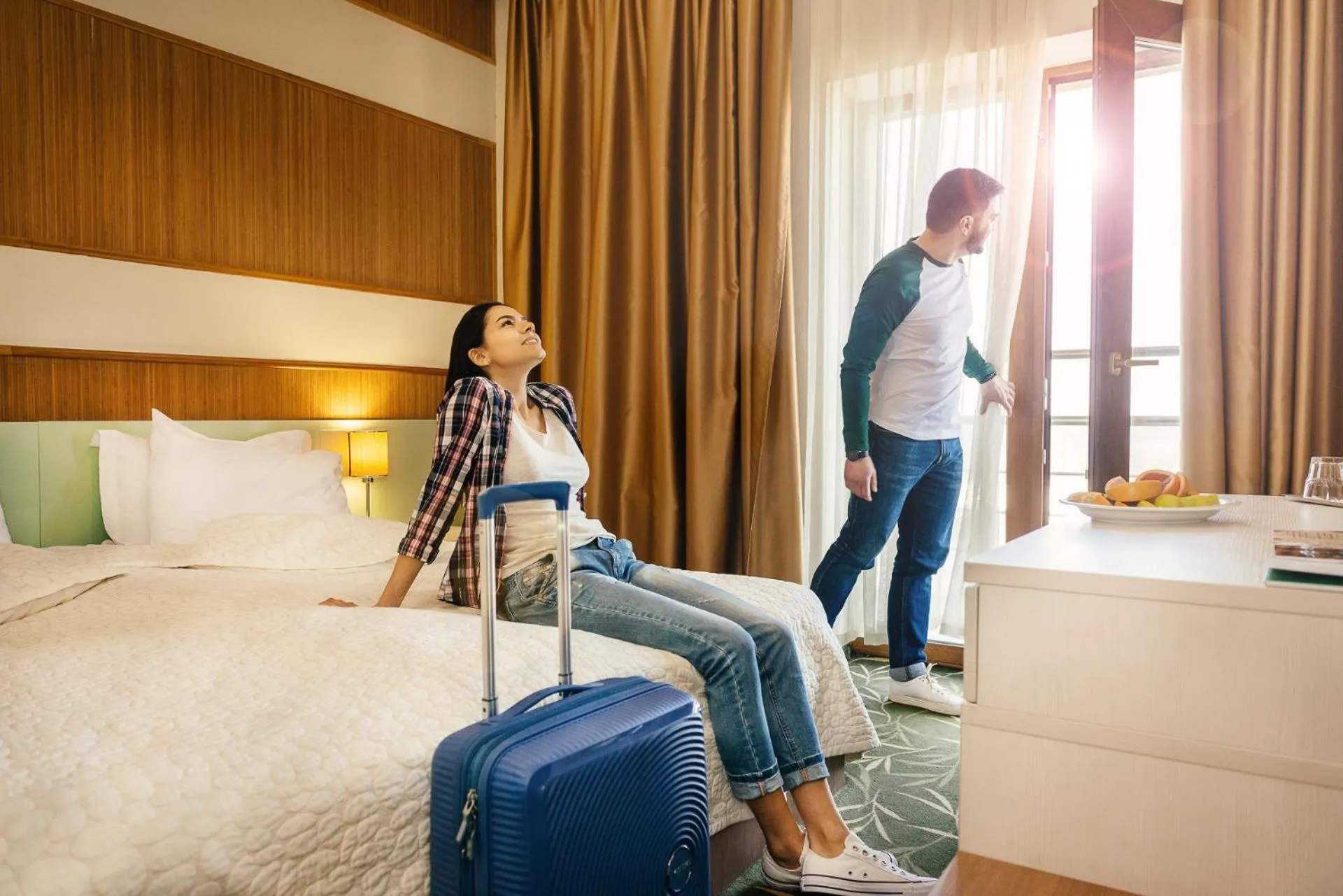 People, Bed in Villa Pinia Eco-hotel