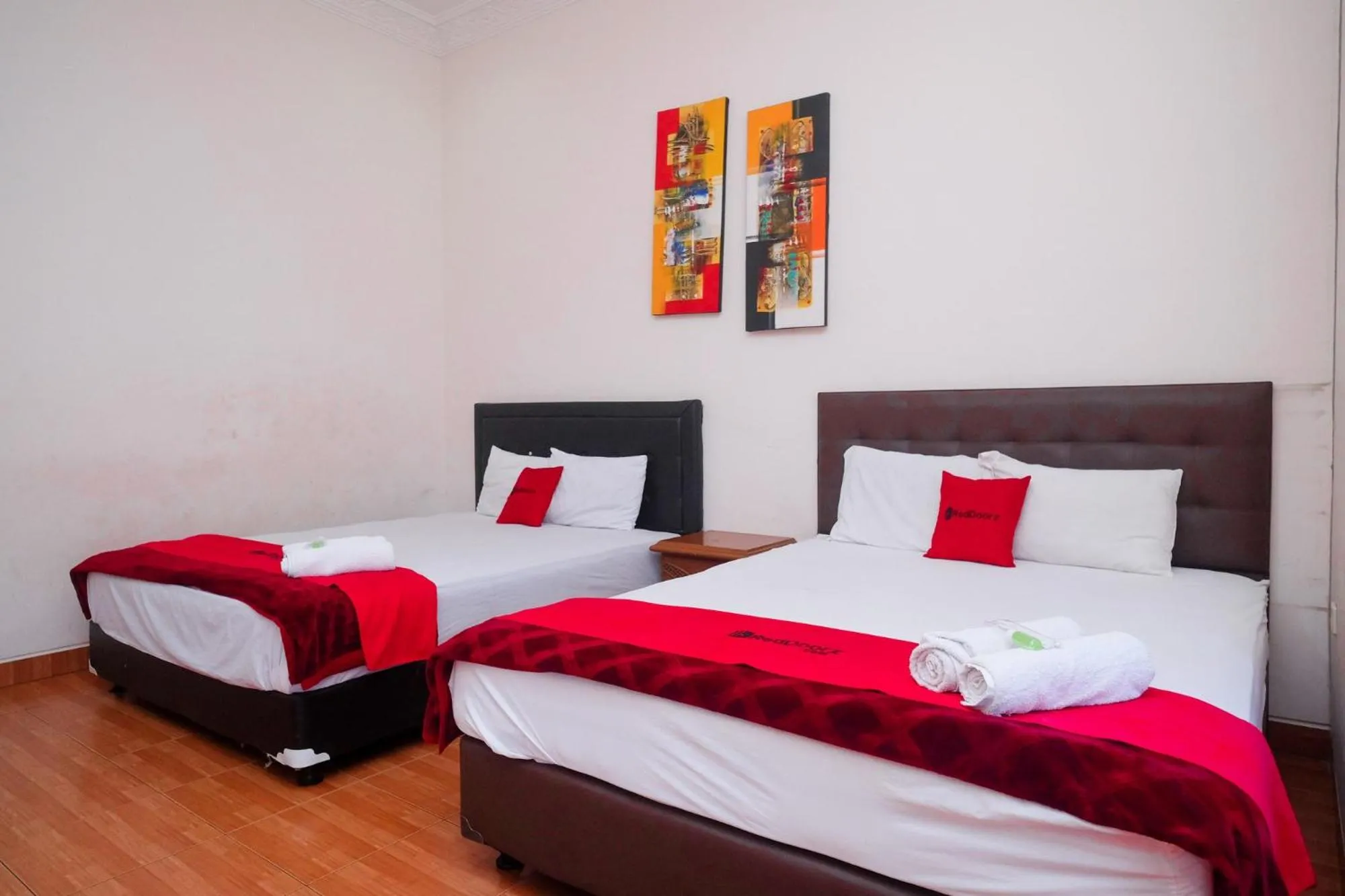 Bed in RedDoorz near UMY Yogyakarta