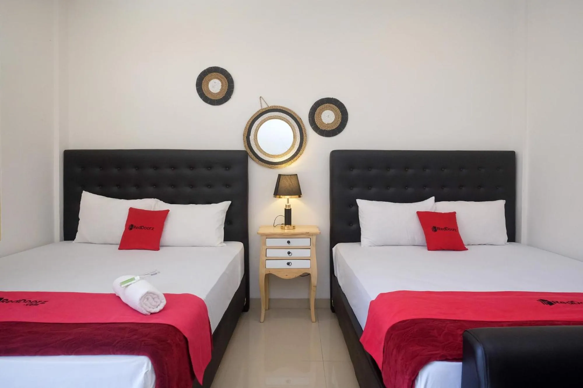 Bed in RedDoorz near UMY Yogyakarta