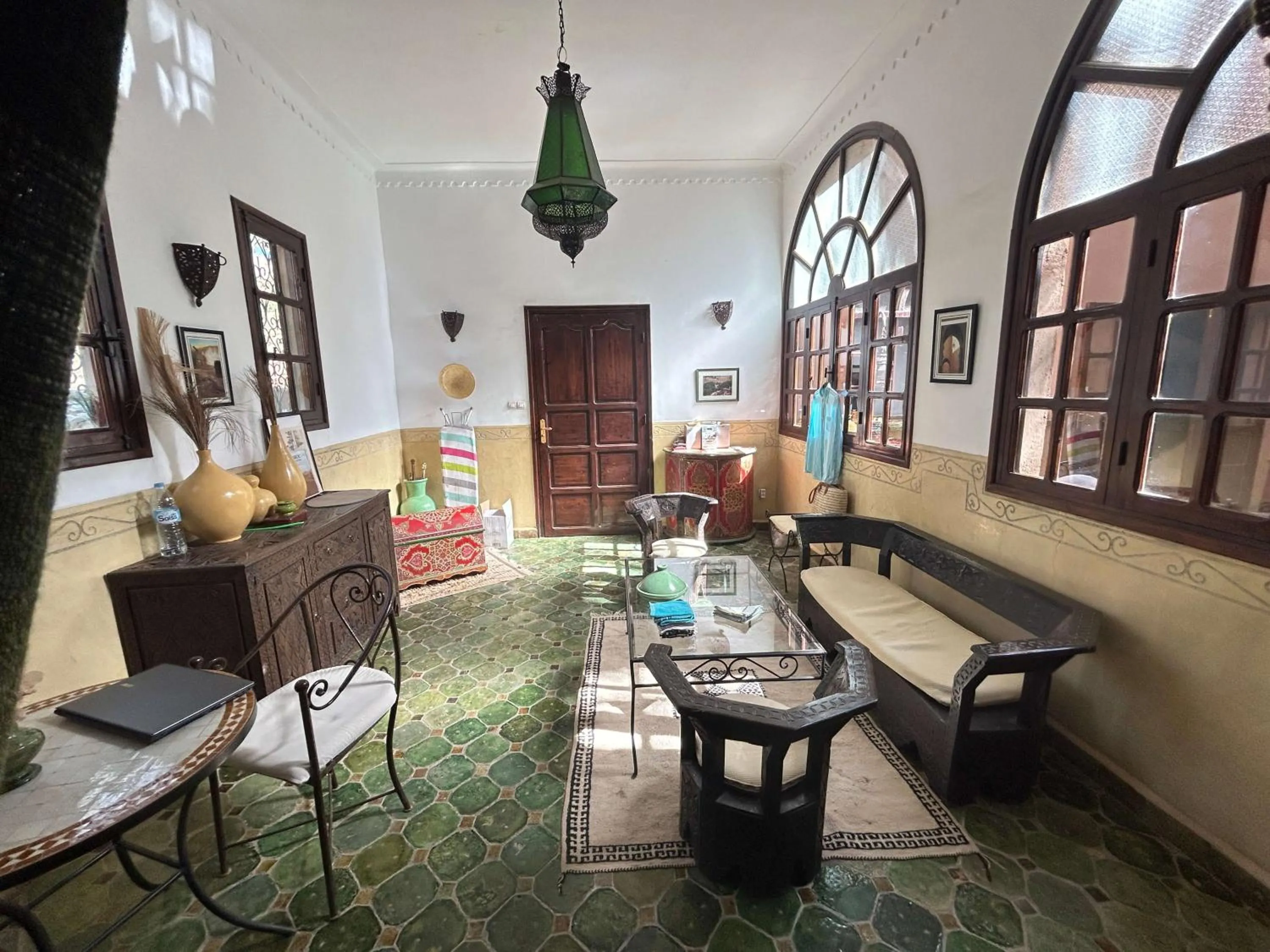 Living room in Dar Nakhla - Zagora guest house