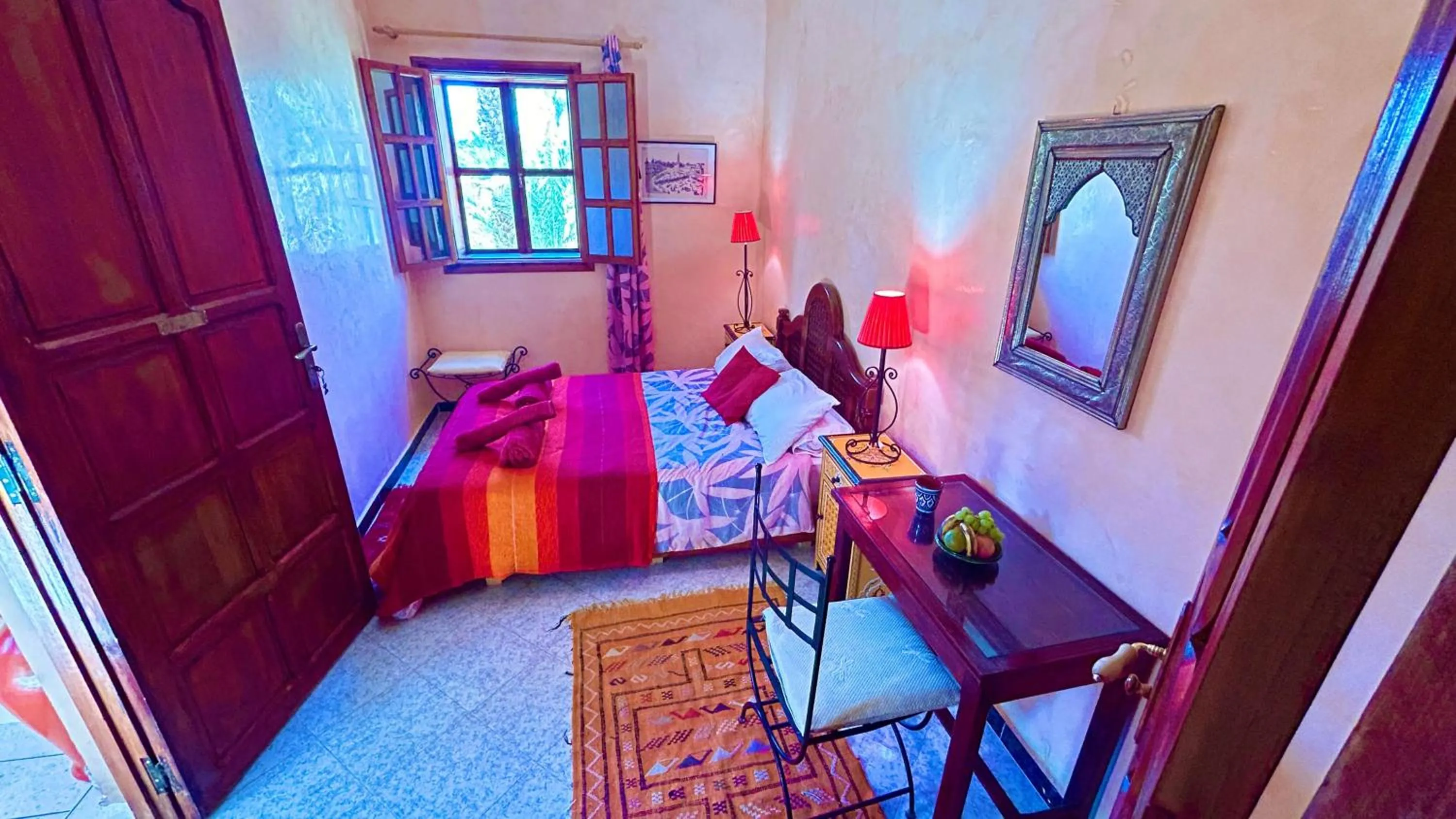 Bed in Dar Nakhla - Zagora guest house