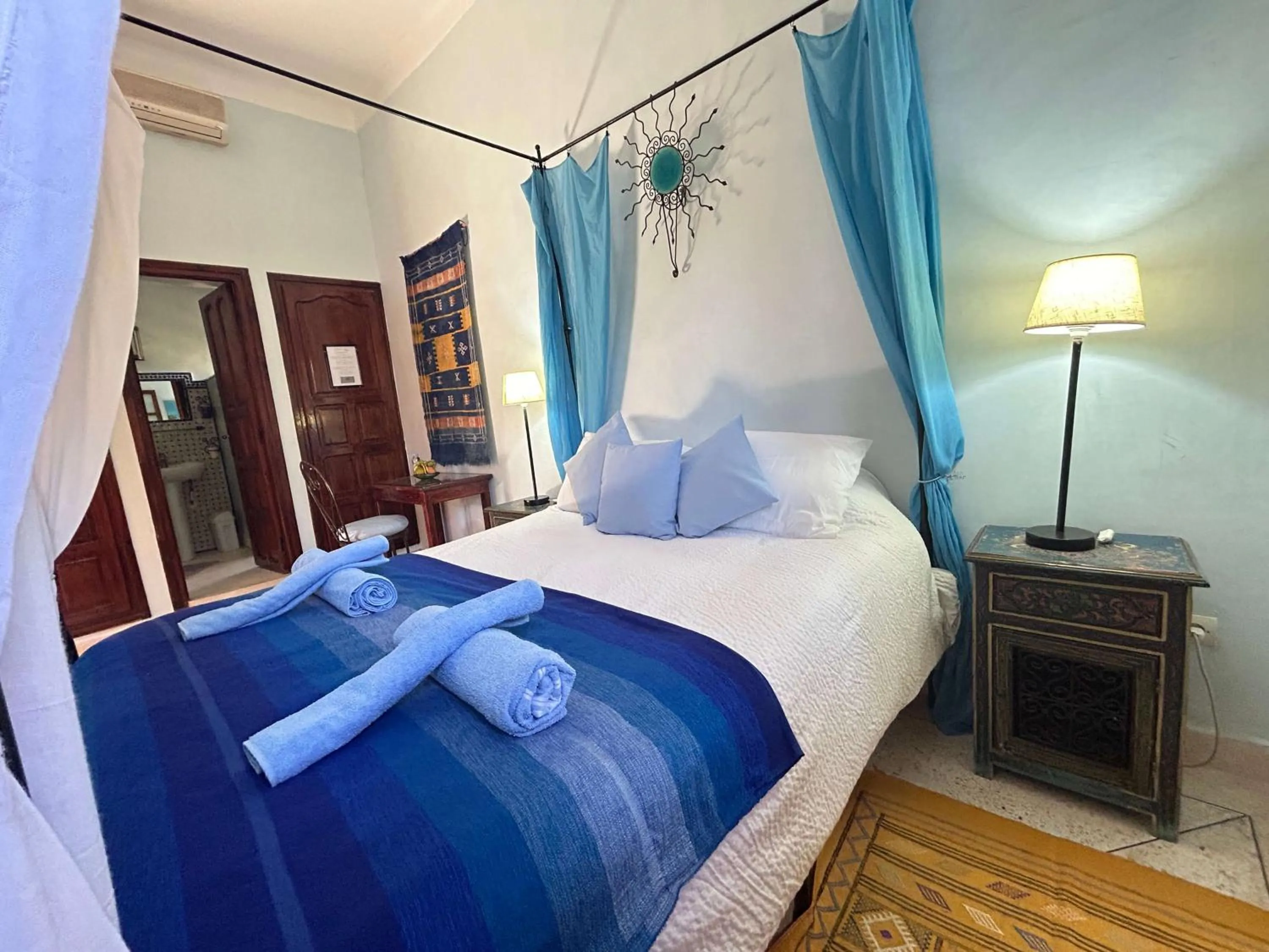 Bed in Dar Nakhla - Zagora guest house