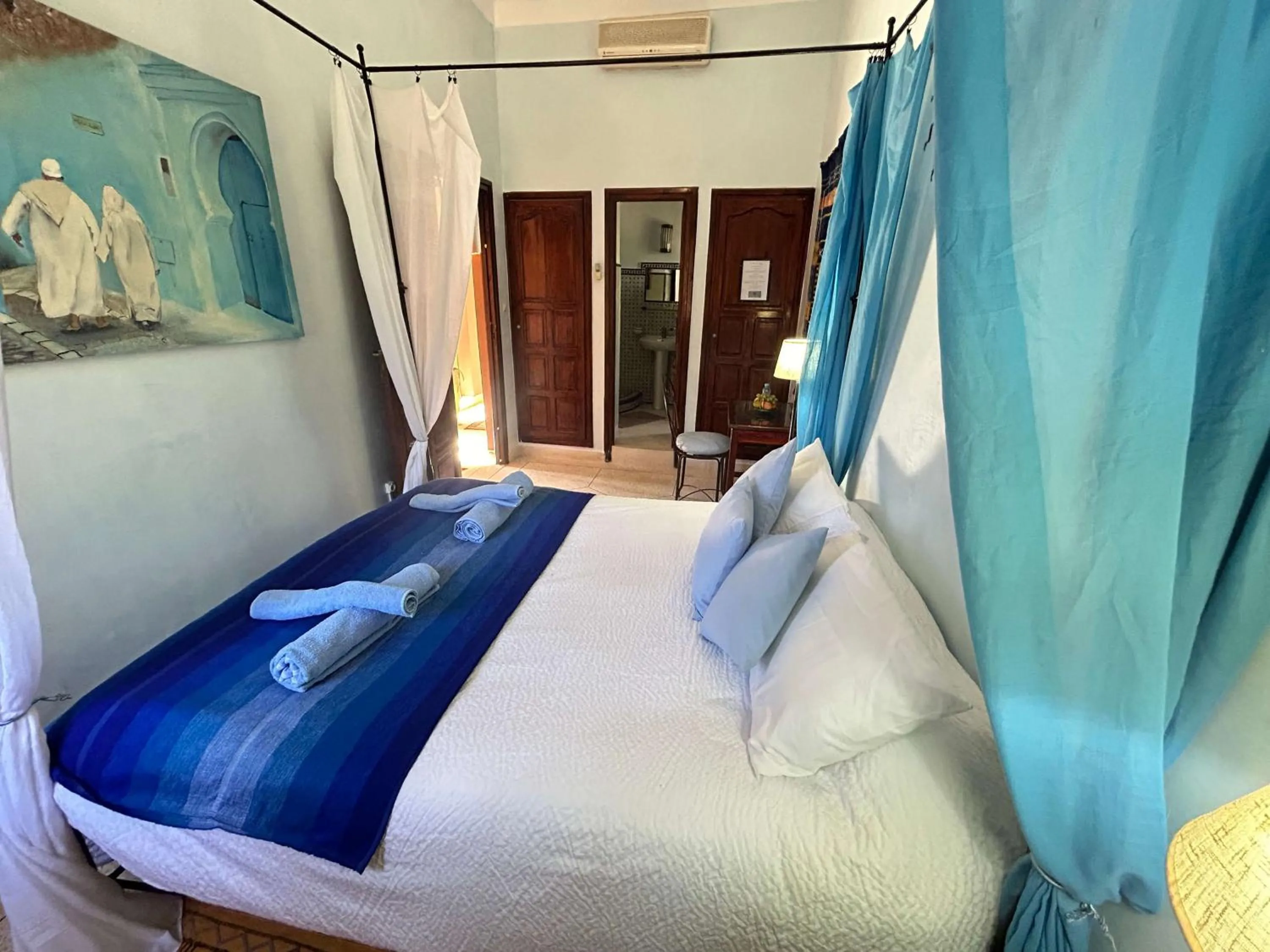 Bed in Dar Nakhla - Zagora guest house