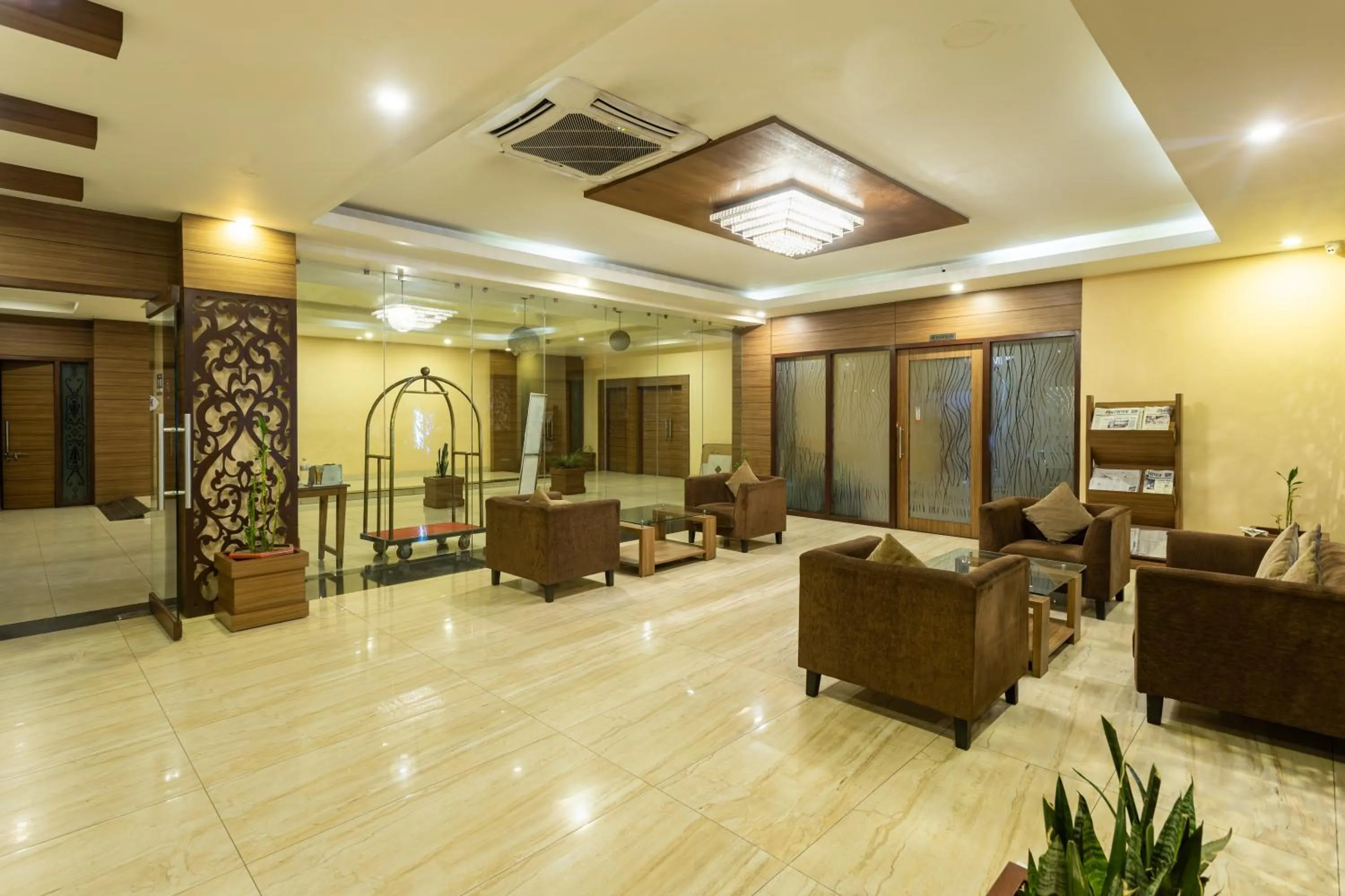 Lobby or reception in Hotel Verandah