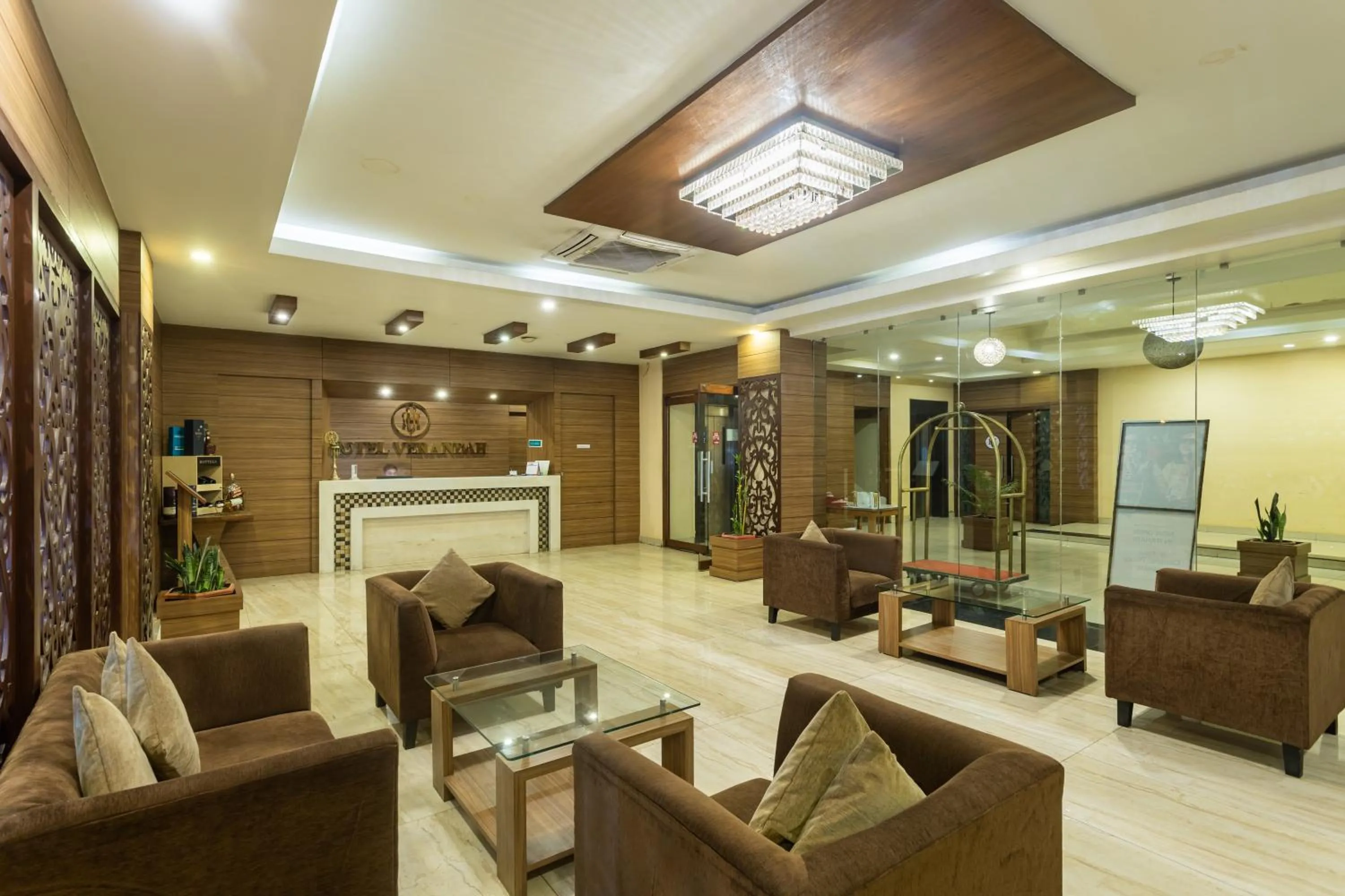 Lobby or reception in Hotel Verandah