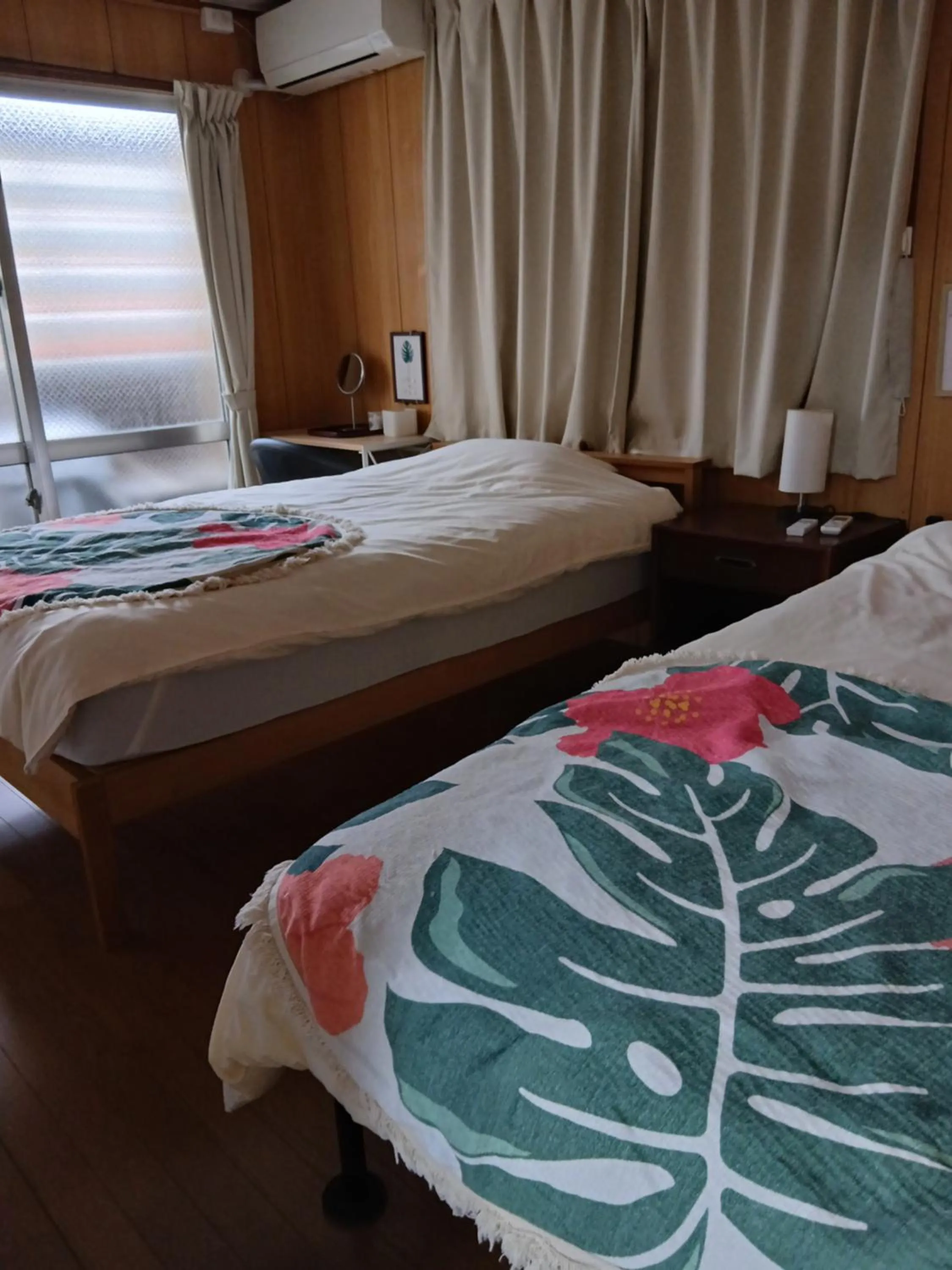 Bed in Miyagi Apartment Tomari