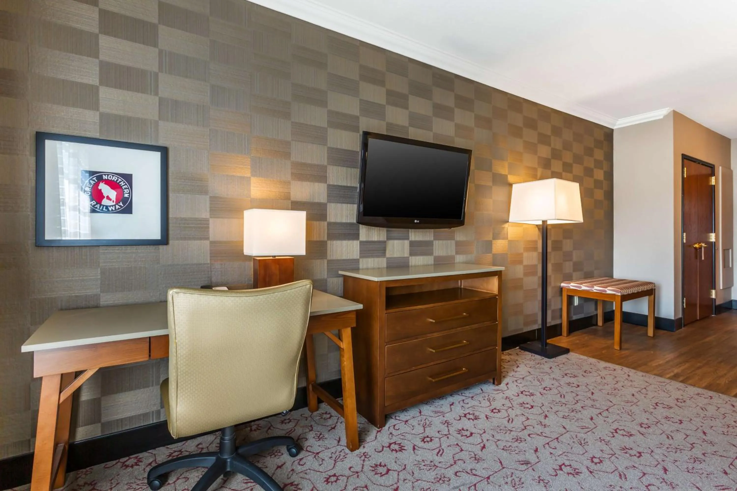 Bedroom, Bed in Best Western Premier Helena Great Northern Hotel