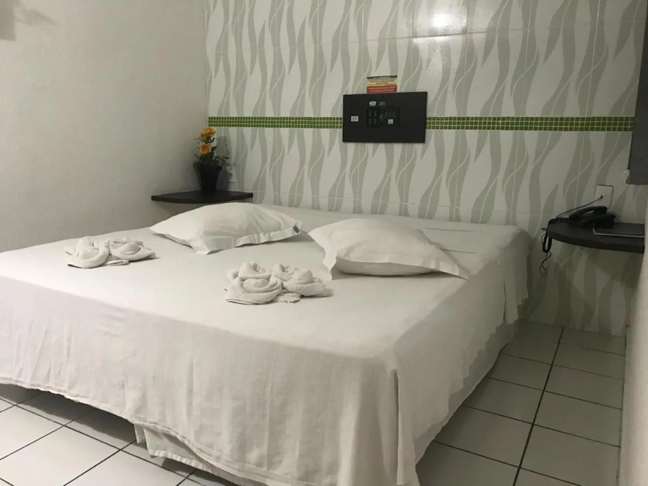 Bed in Hotel Cajuína Sul