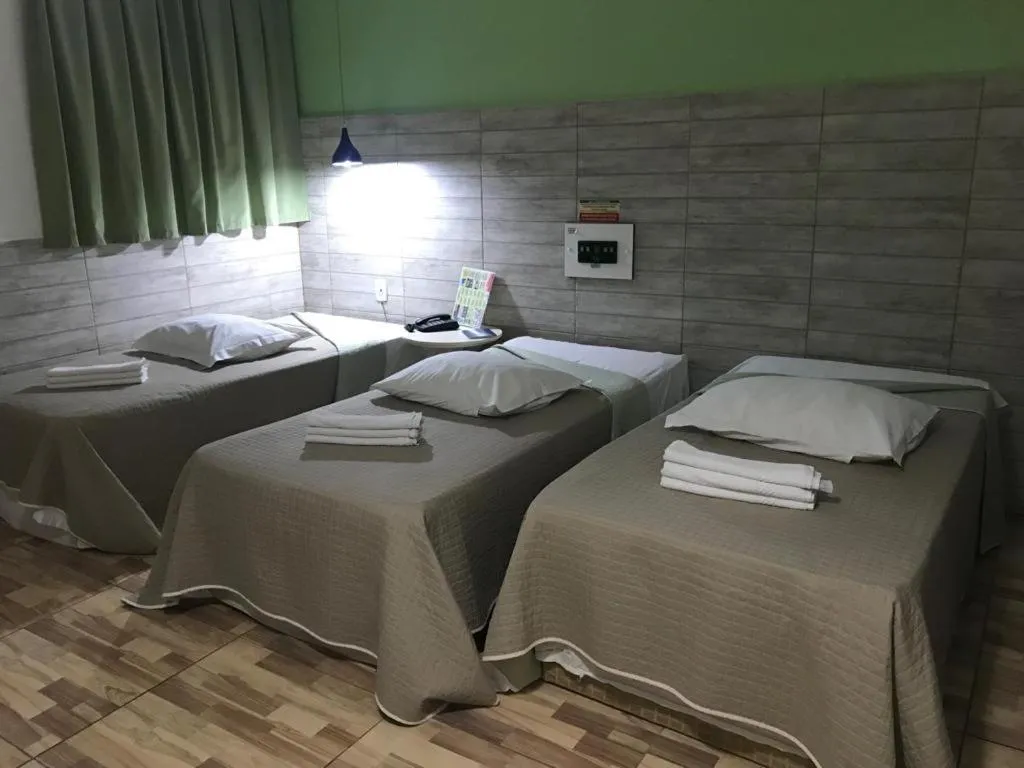Bed in Hotel Cajuína Sul