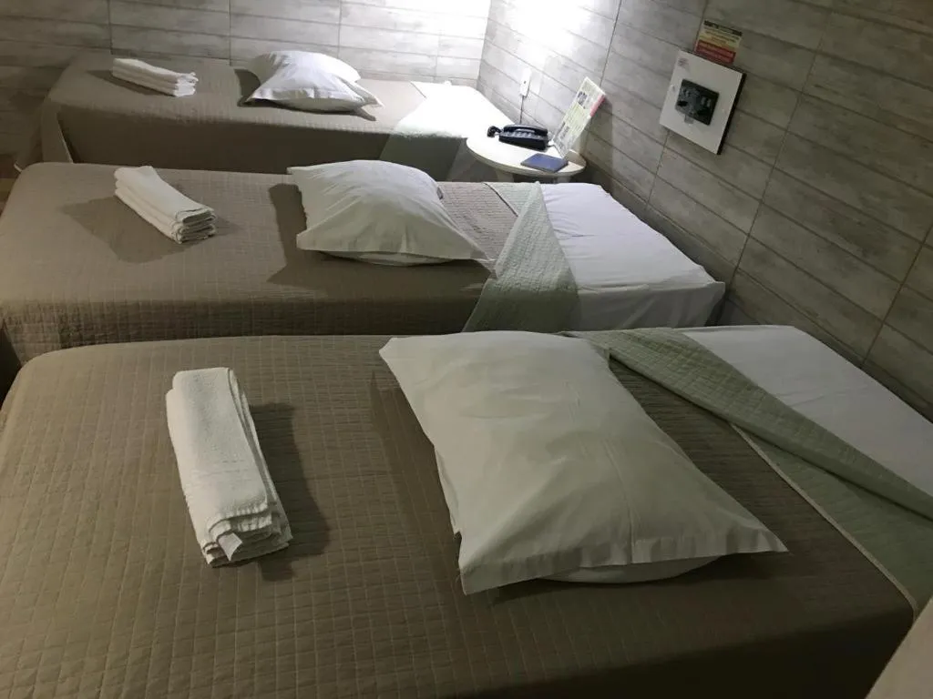Bed in Hotel Cajuína Sul