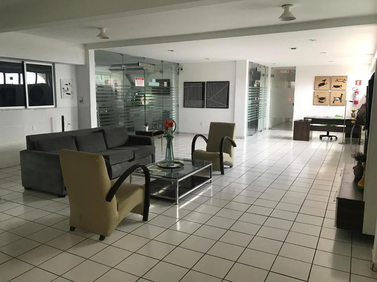 Living room in Hotel Cajuína Sul