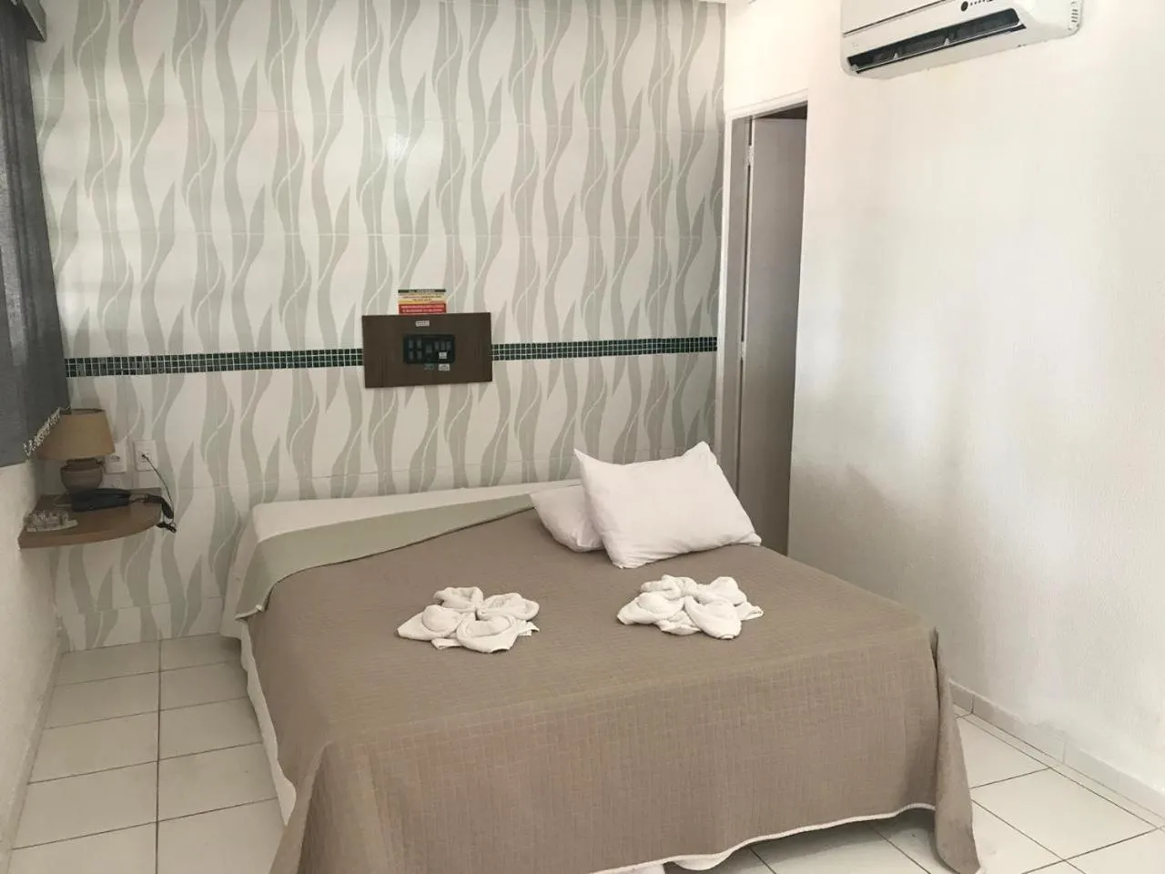 Bed in Hotel Cajuína Sul