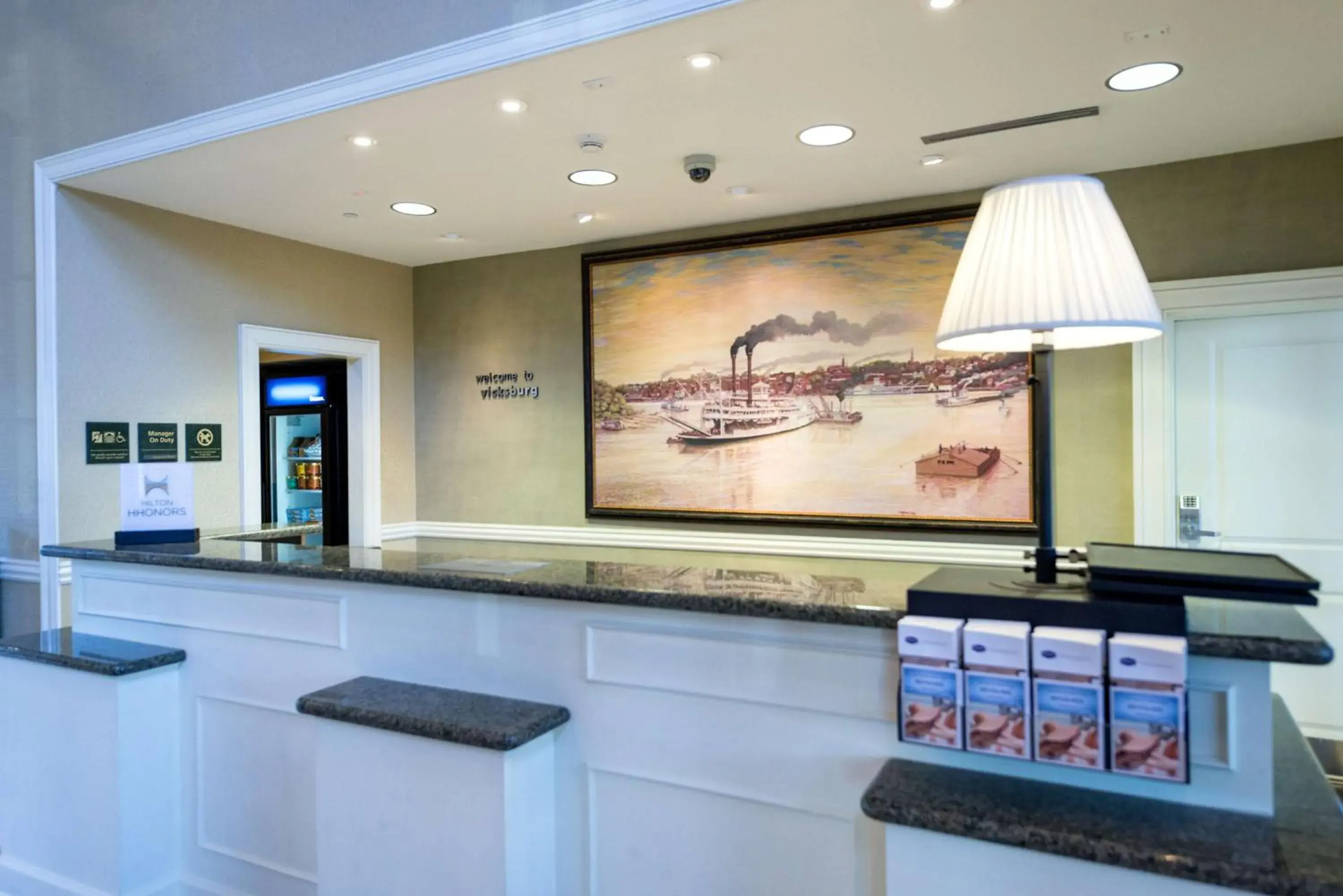 Lobby or reception in Hampton Inn & Suites - Vicksburg Lobby or reception in Hampton Inn & Suites - Vicksburg