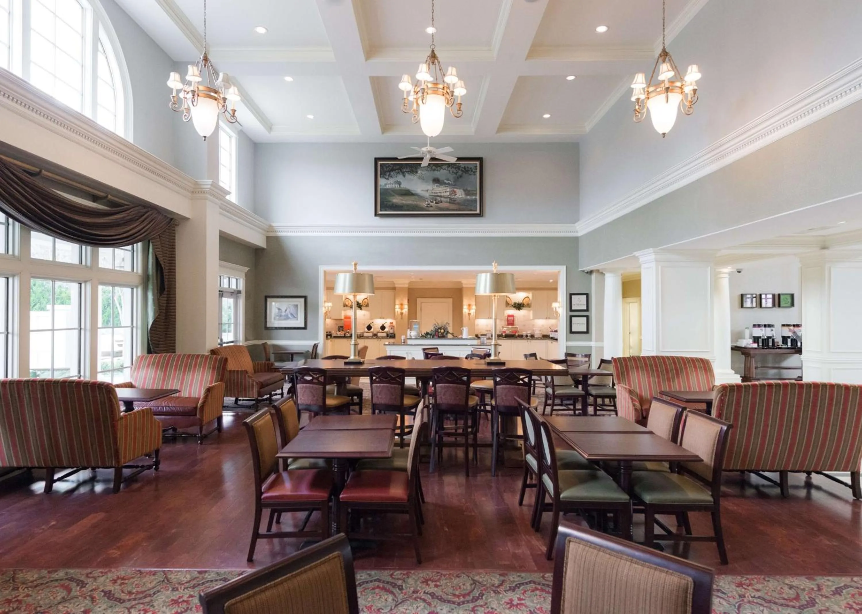 Dining area in Hampton Inn & Suites - Vicksburg