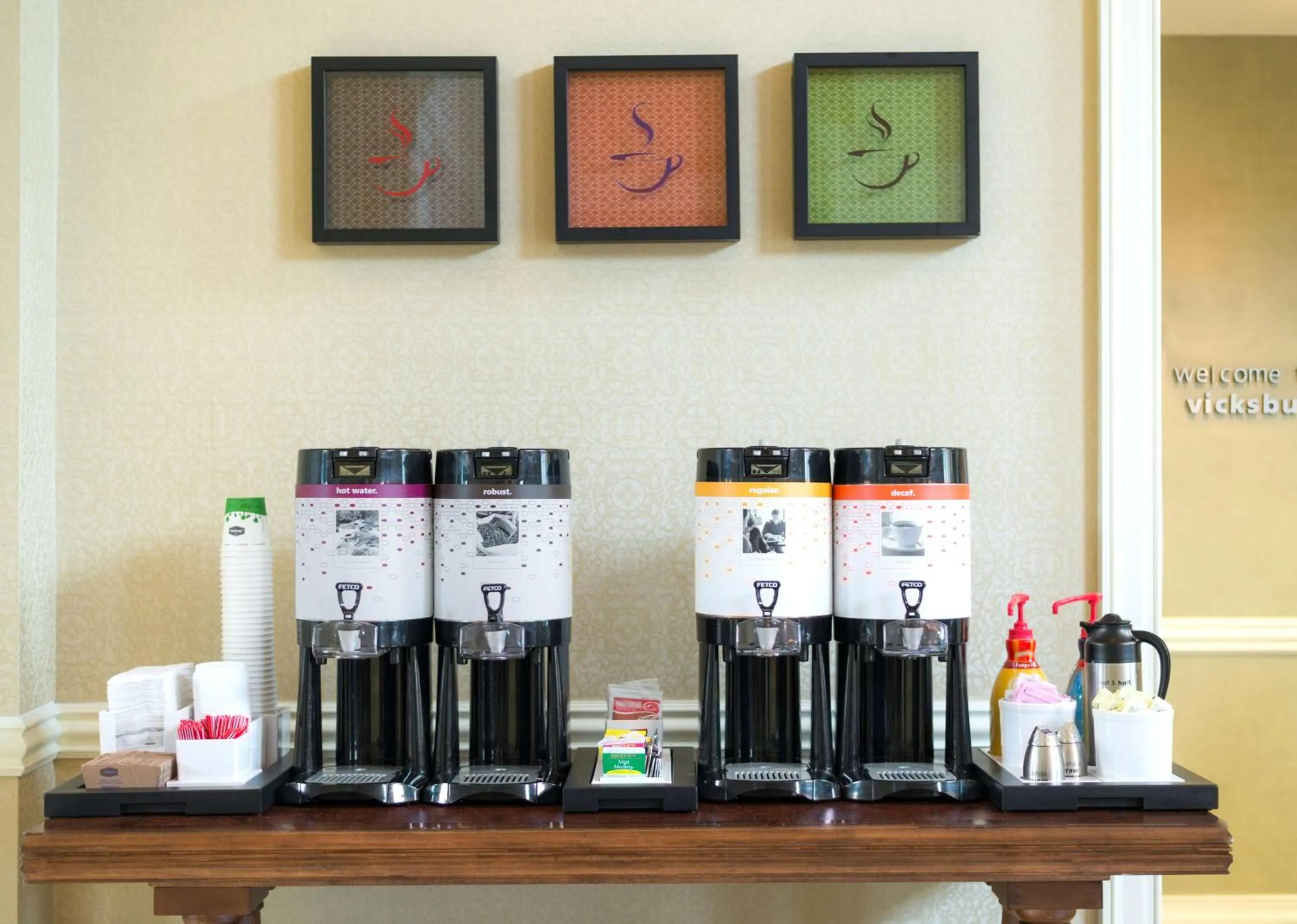 Dining area in Hampton Inn & Suites - Vicksburg