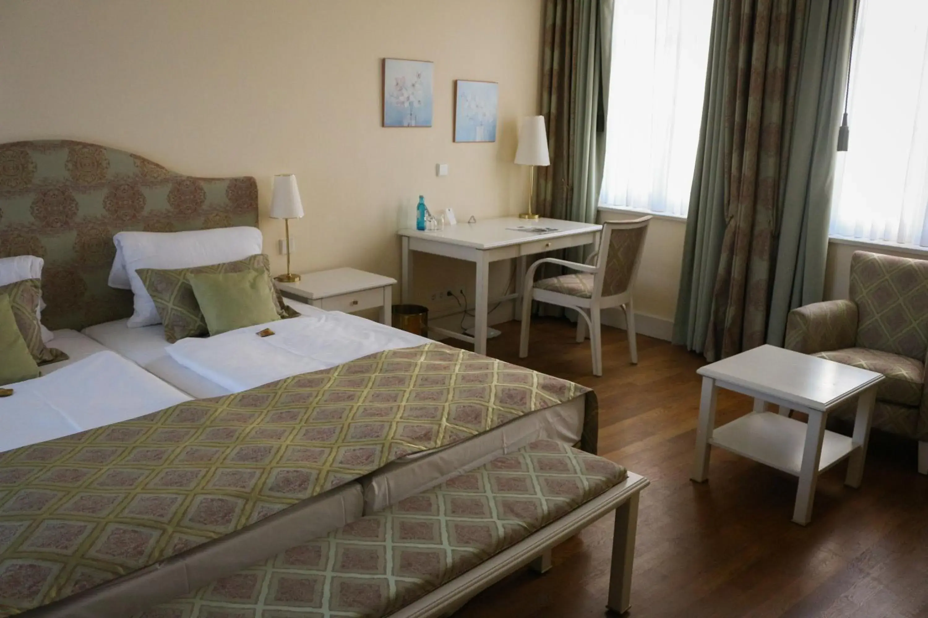 Bed in Rheinhotel Schulz Bed in Rheinhotel Schulz