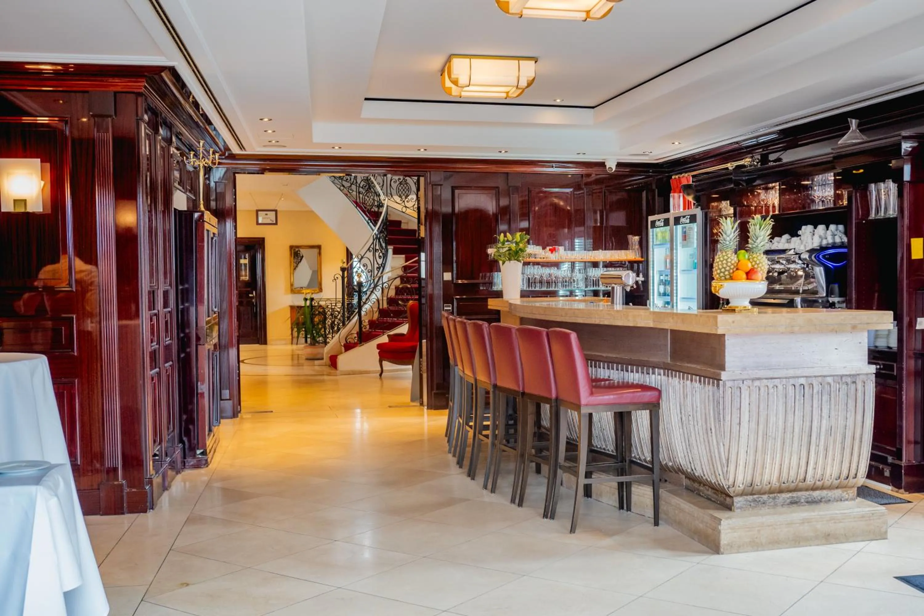 Lounge or bar in Rheinhotel Schulz