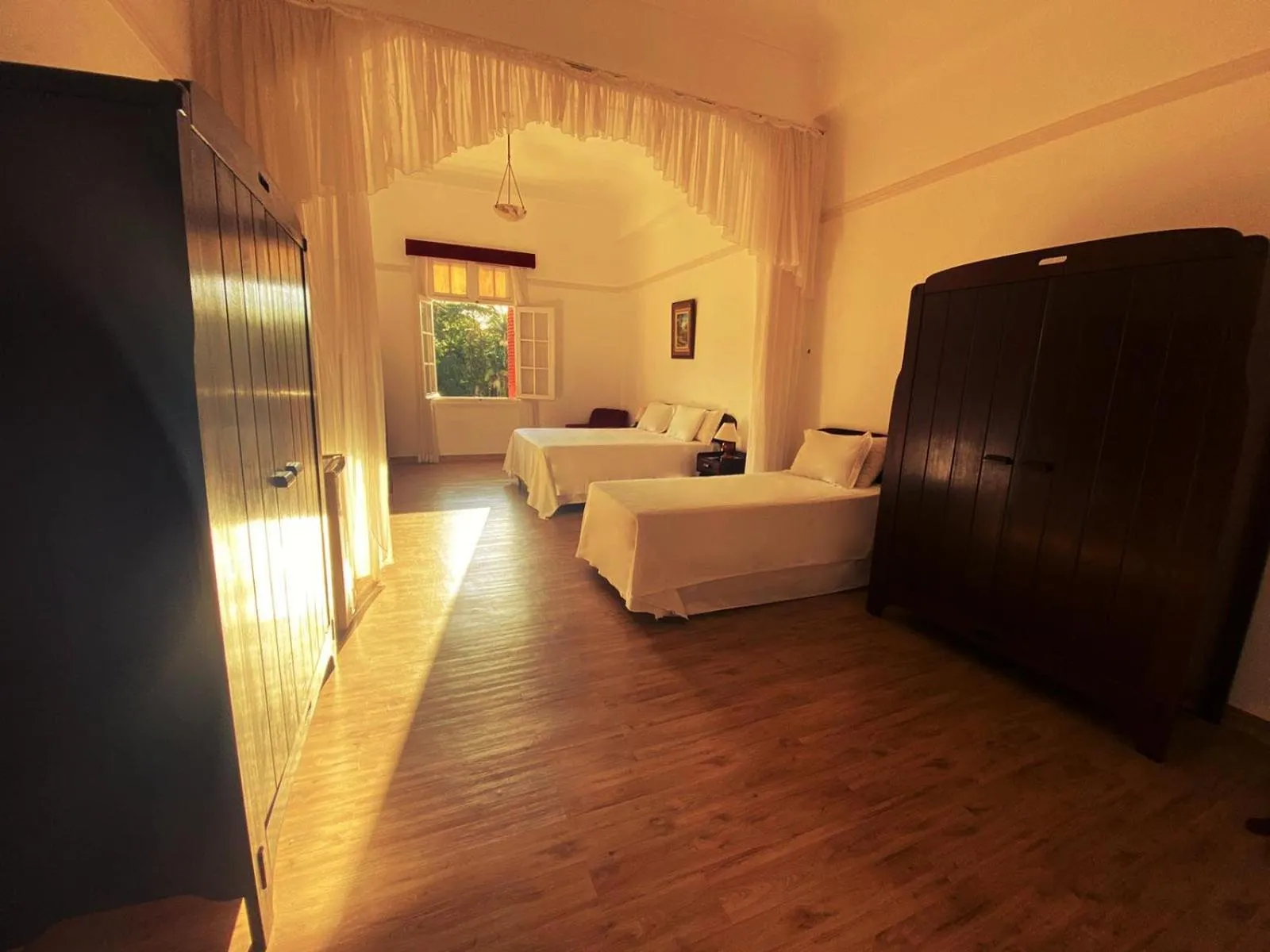 Living room, Bed in Palace Hotel - Poços de Caldas