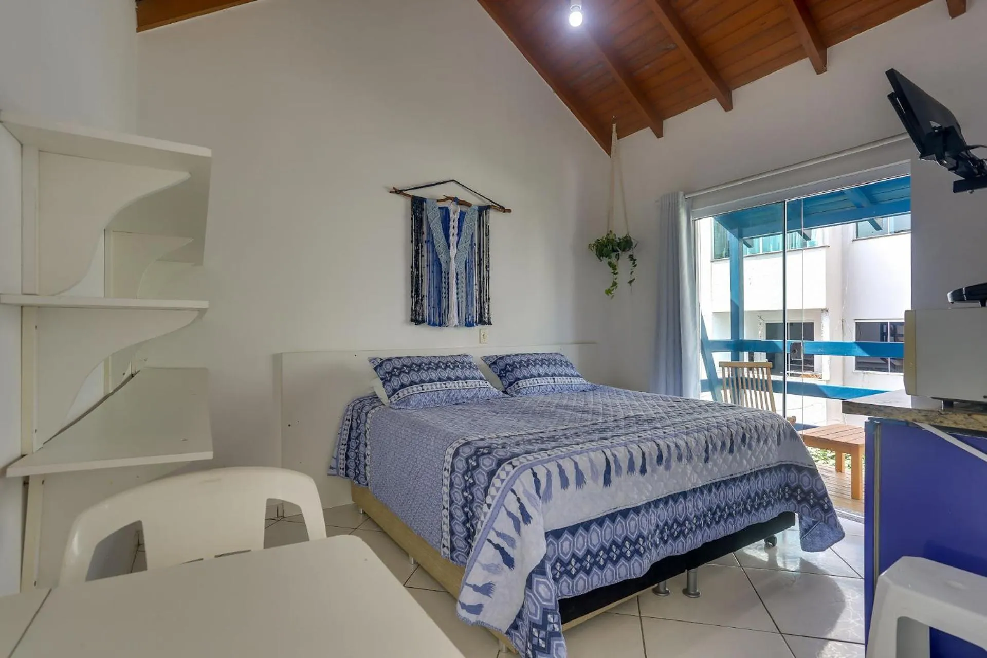 Bed in Pousada Canario Azul