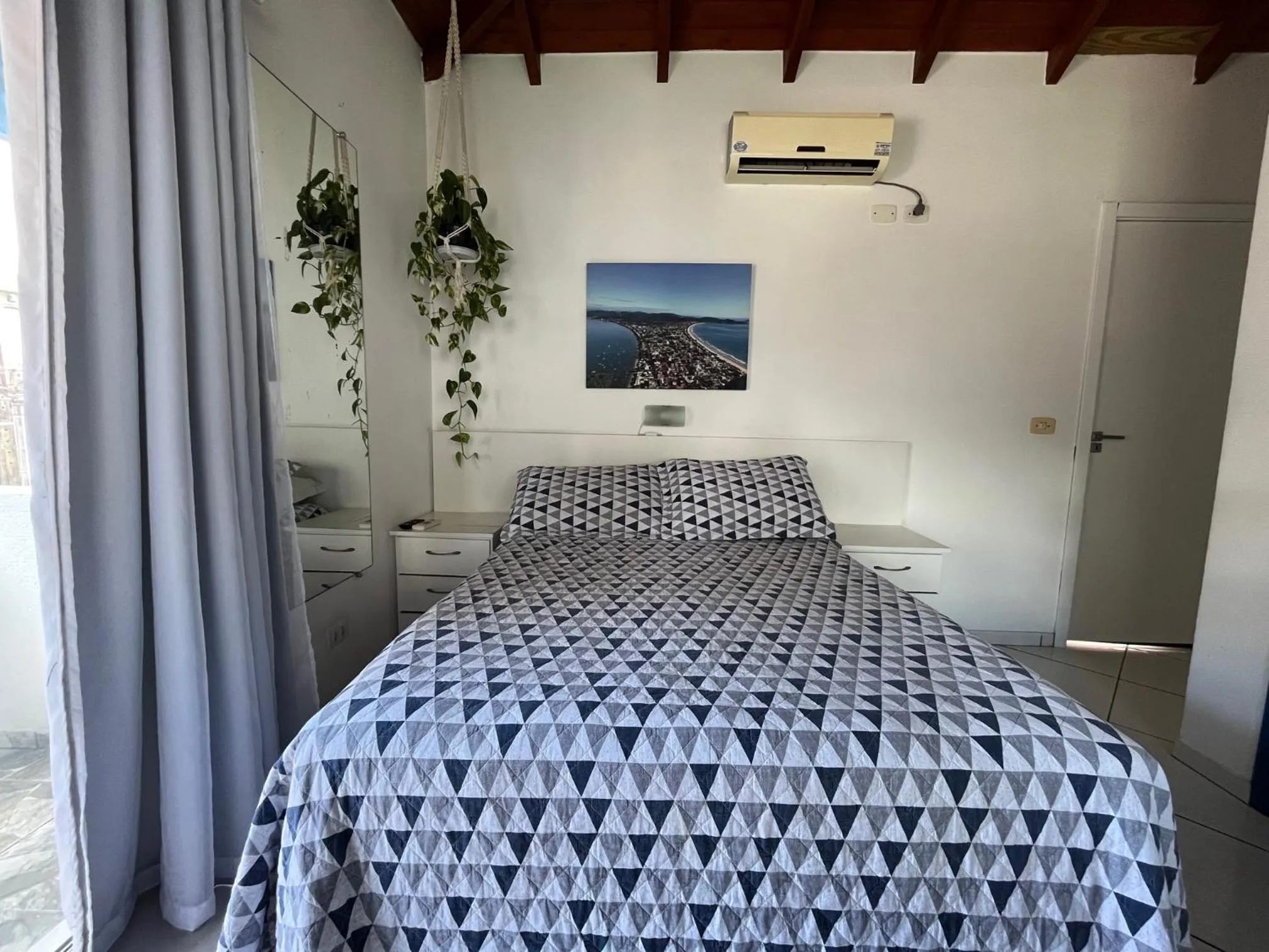 Bed in Pousada Canario Azul