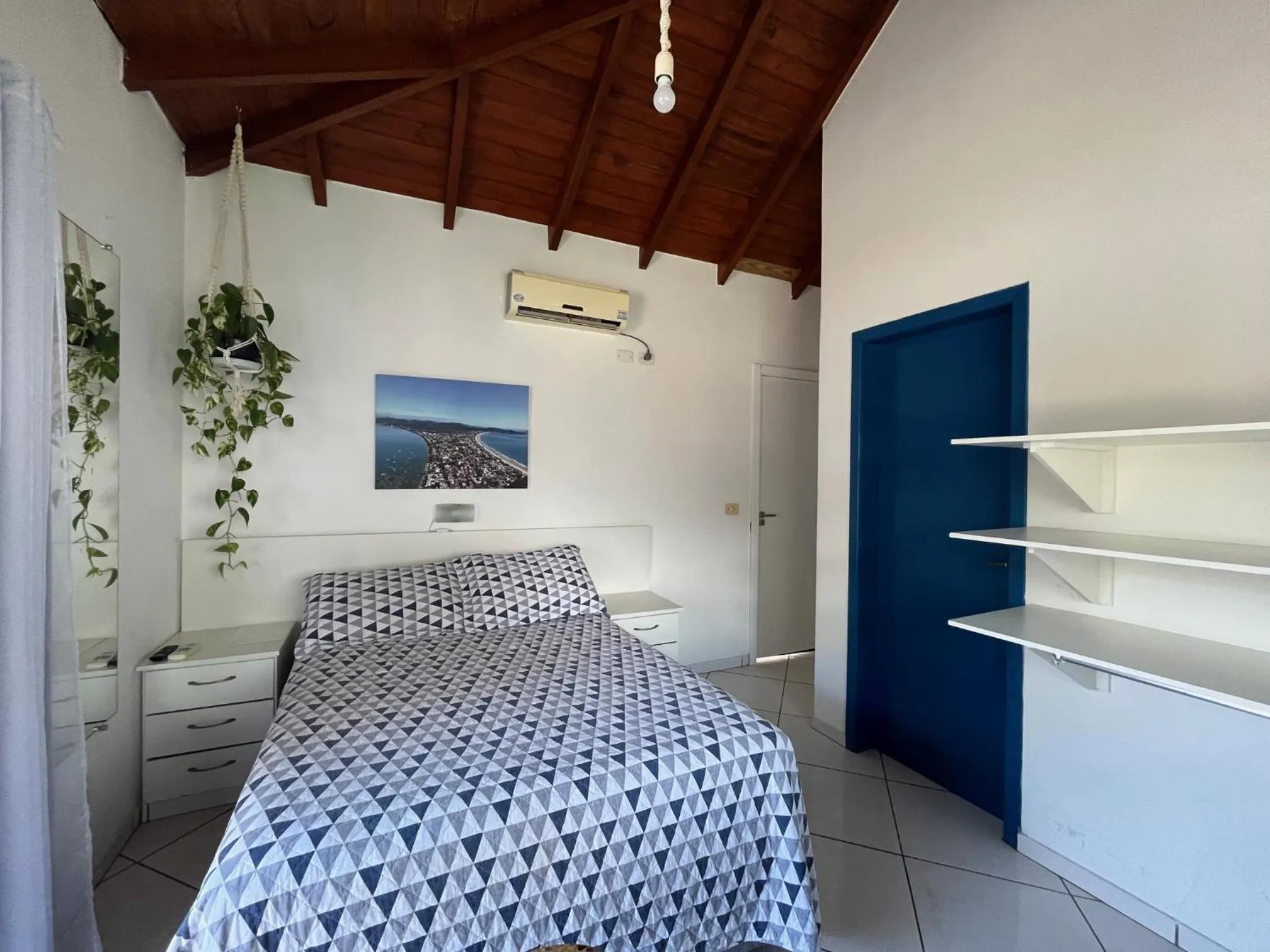 Bed in Pousada Canario Azul