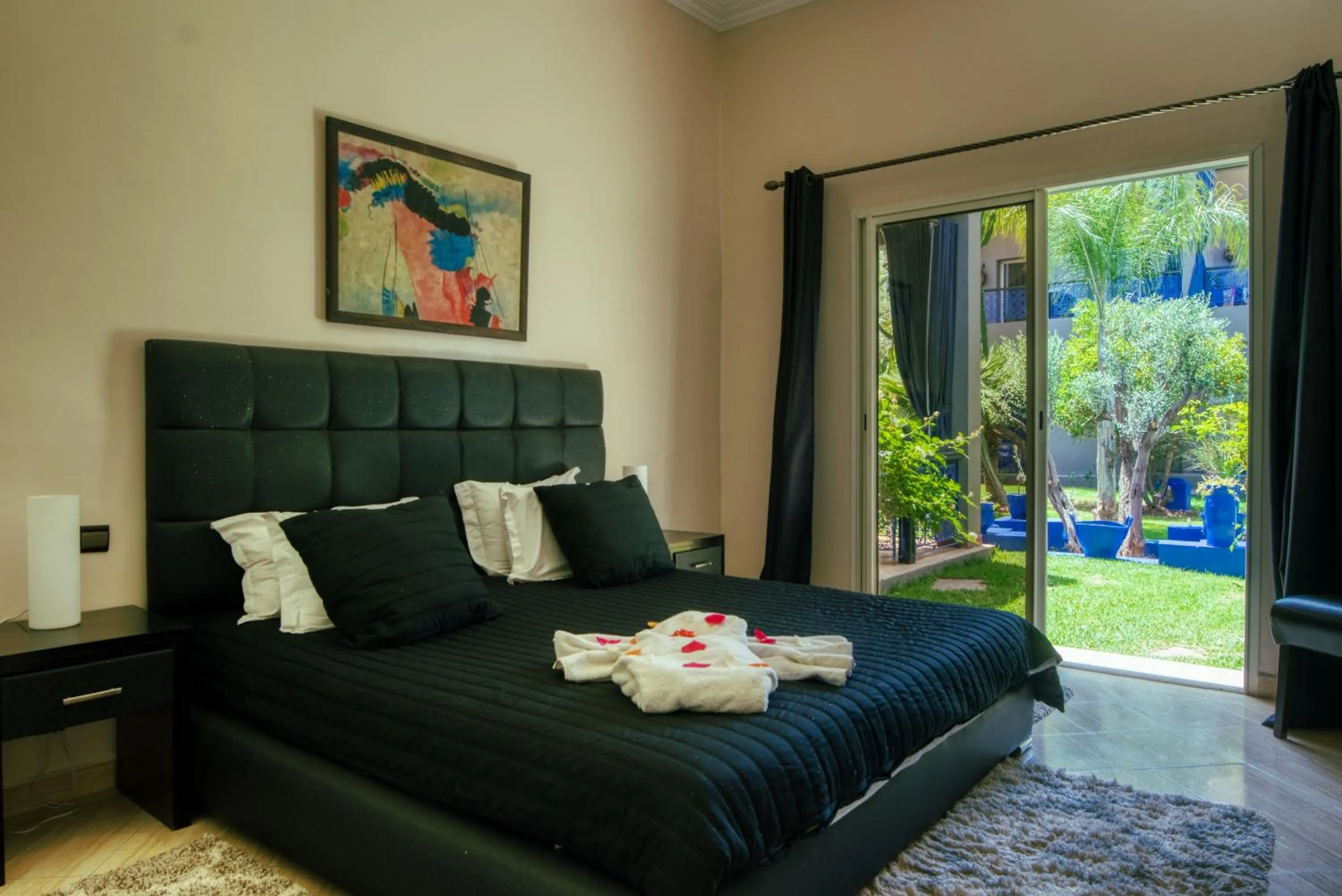 Bedroom in Villas 95 Appart'Hôtel