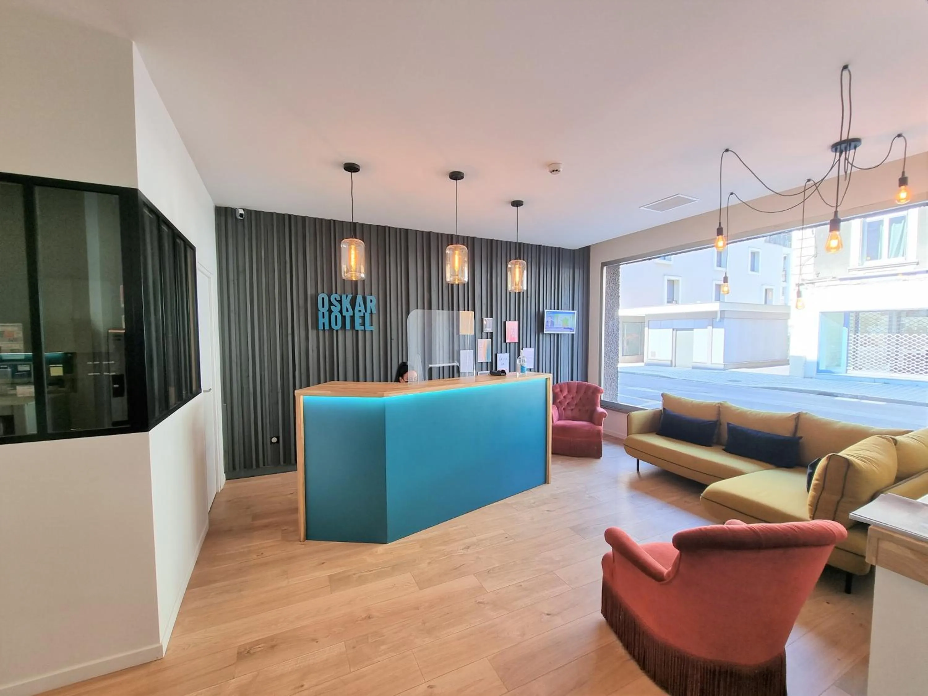 Living room in Oskar Hotel