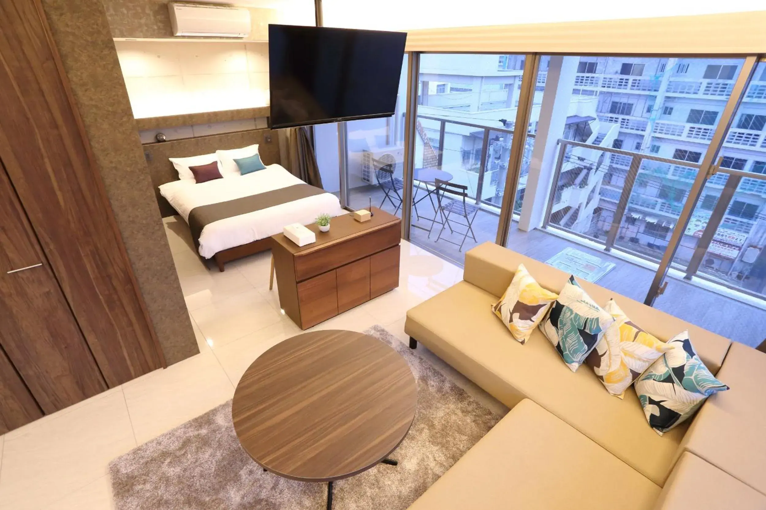 Photo of the whole room in Tabinoteitaku Okinawa Naha Photo of the whole room in Tabinoteitaku Okinawa Naha