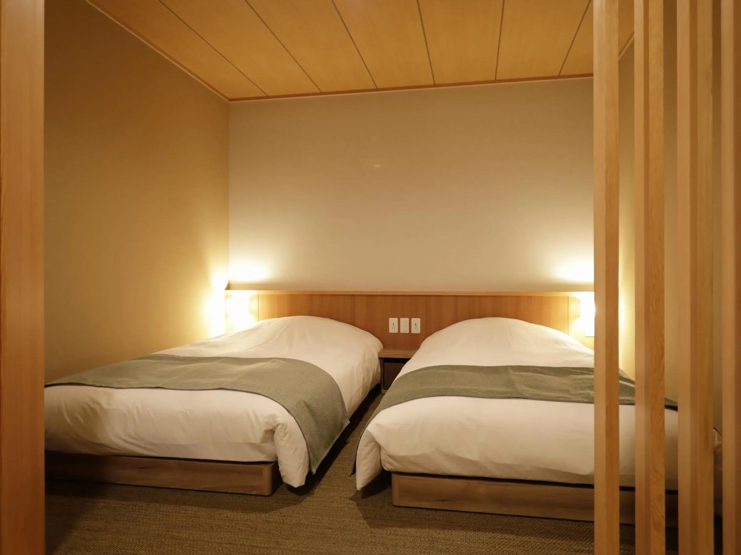 Photo of the whole room, Bed in Onyado Yuinosho, Shirakawago
