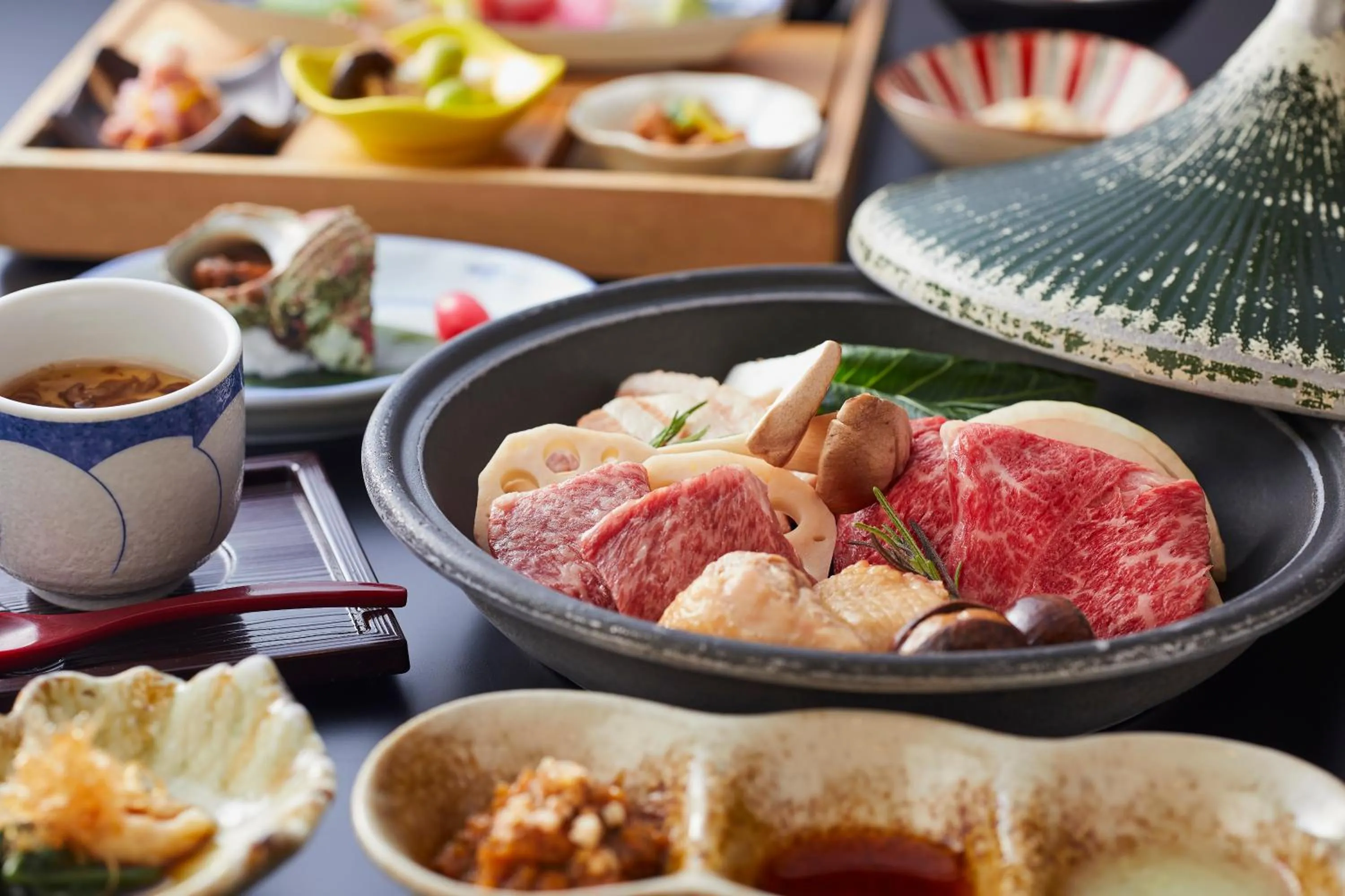 Dinner in Onyado Yuinosho, Shirakawago