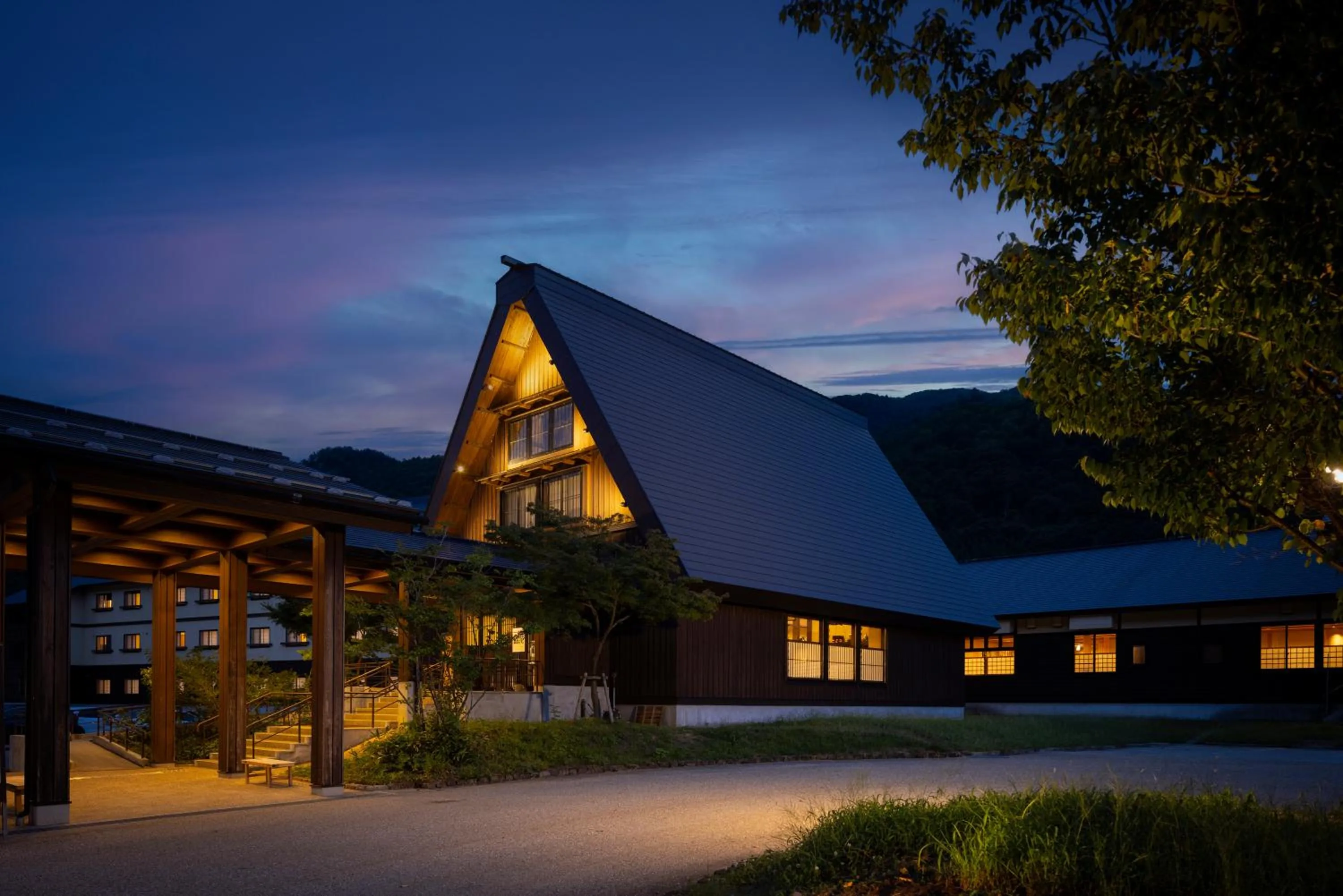 Property building in Onyado Yuinosho, Shirakawago