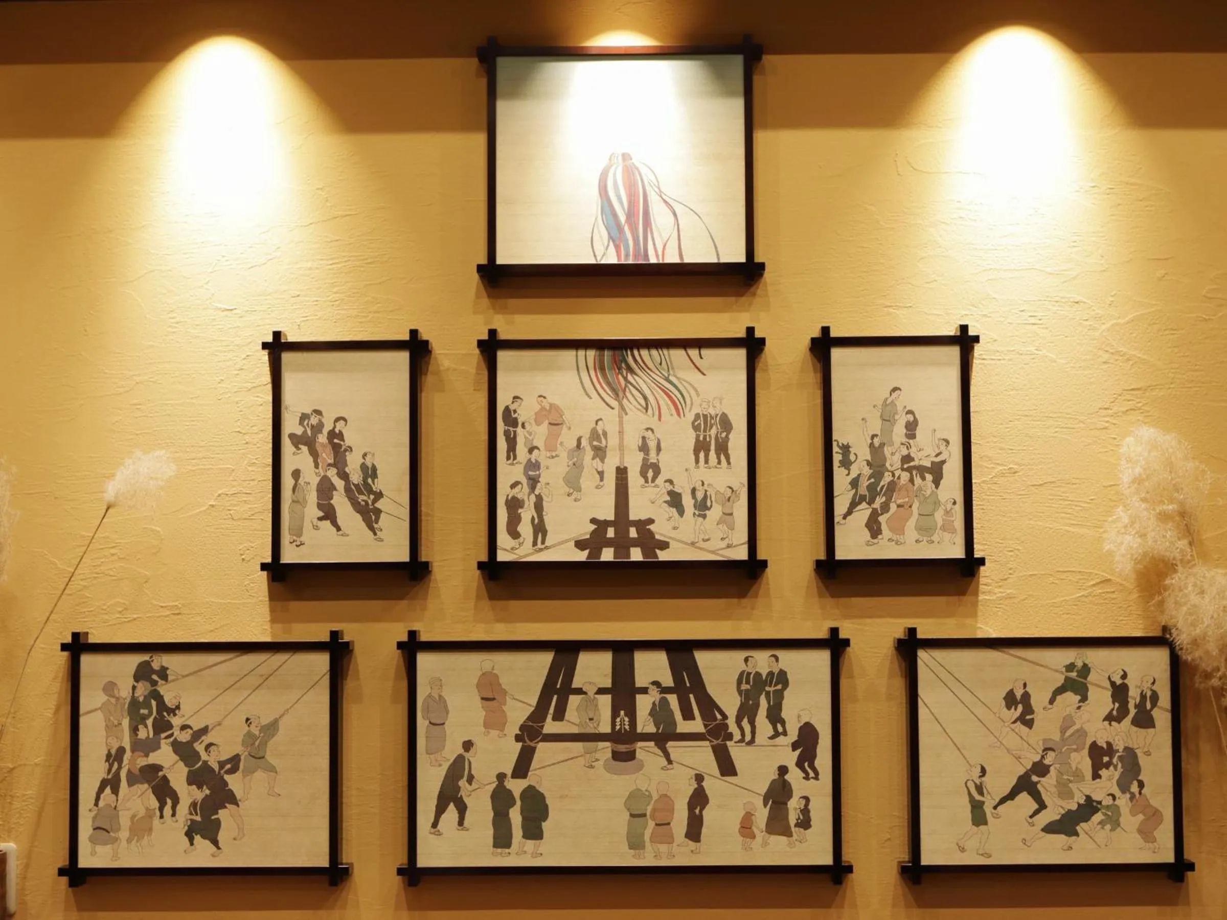 Decorative detail in Onyado Yuinosho, Shirakawago