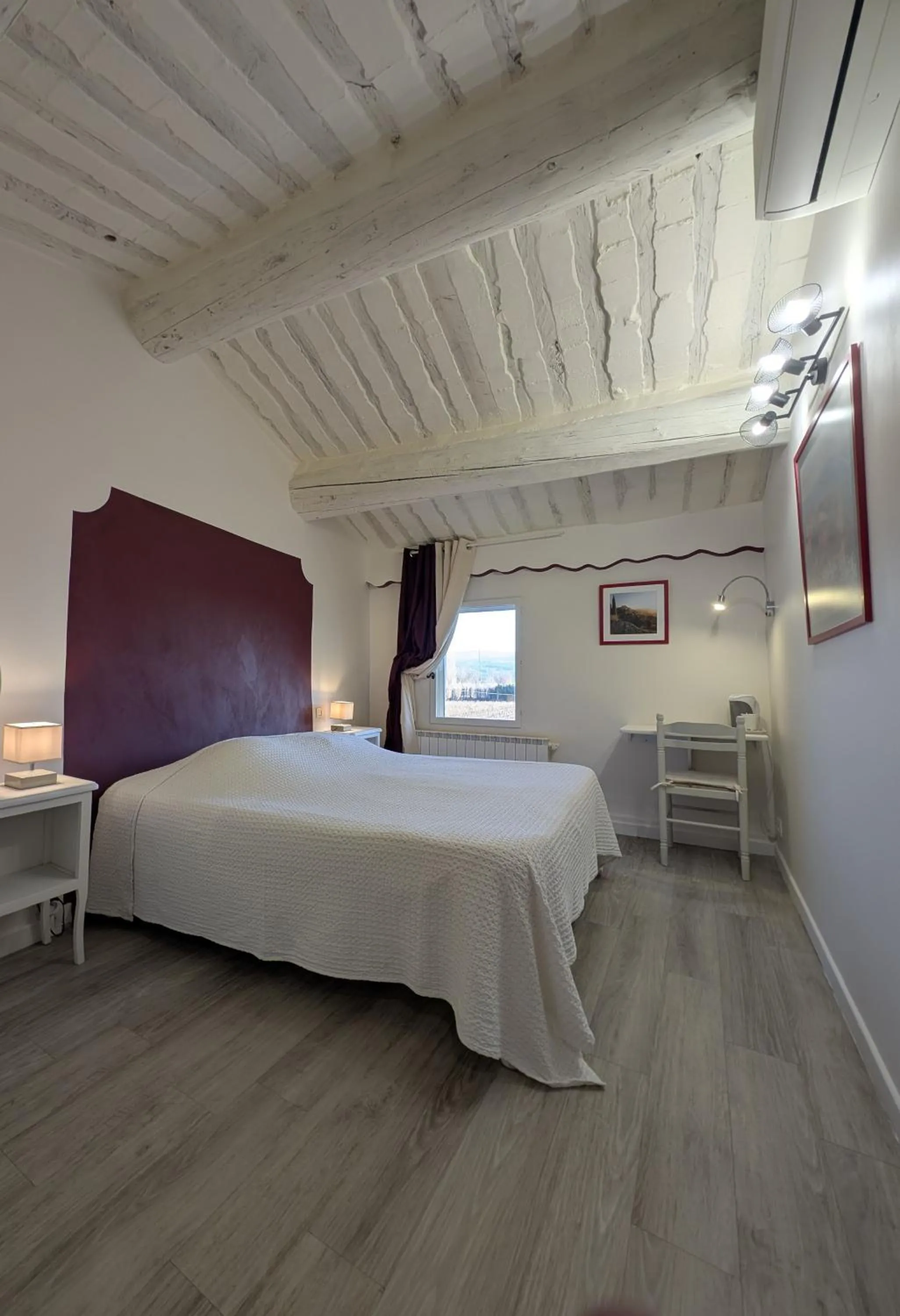 Bedroom, Bed in Chambres & Tables d'hôtes Moulin de Lavon